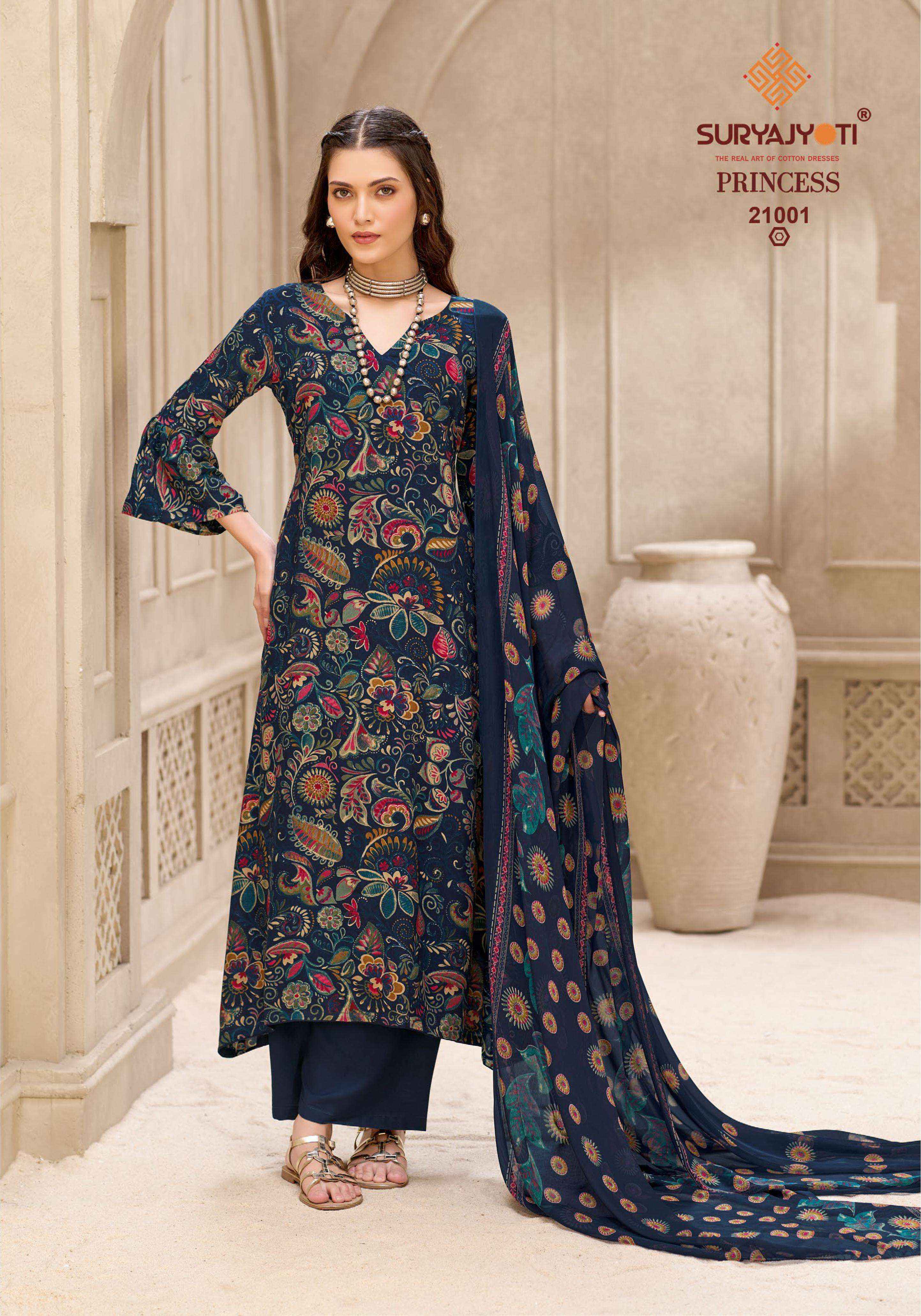 Suryajyoti Princess Vol 21 - Wholesale Suryajyoti Dress Material ( 10 pcs Catalog )