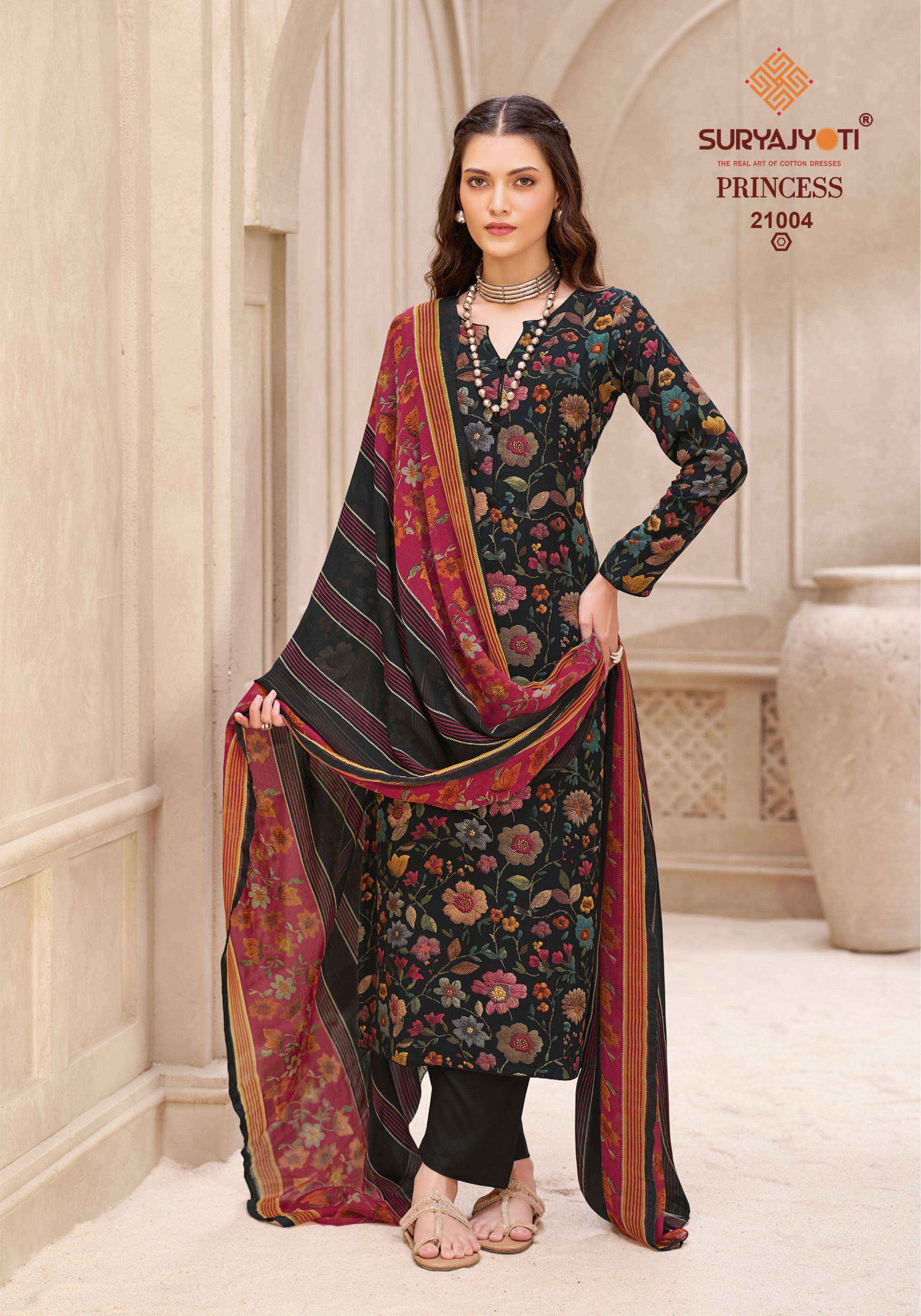 Suryajyoti Princess Vol 21 - Wholesale Suryajyoti Dress Material ( 10 pcs Catalog )