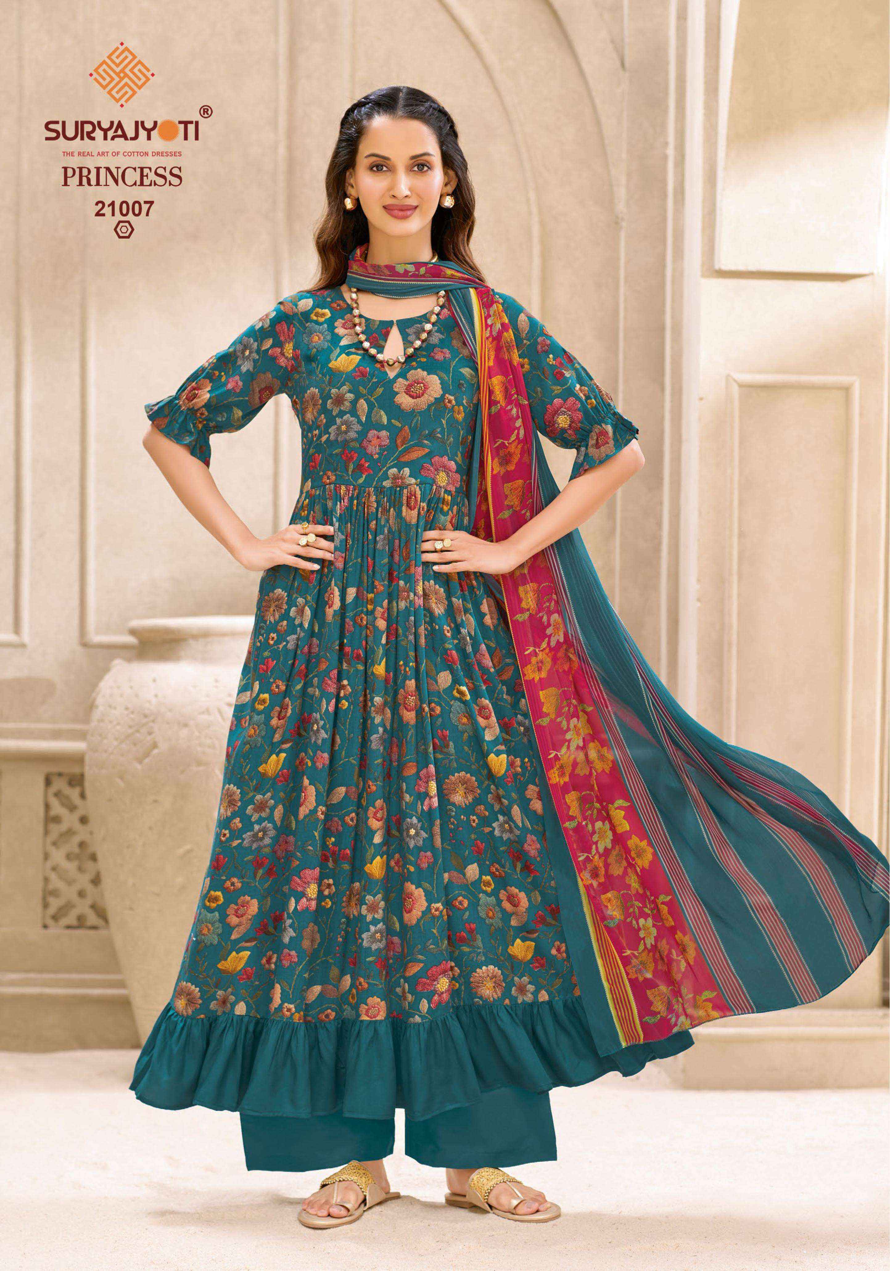 Suryajyoti Princess Vol 21 - Wholesale Suryajyoti Dress Material ( 10 pcs Catalog )