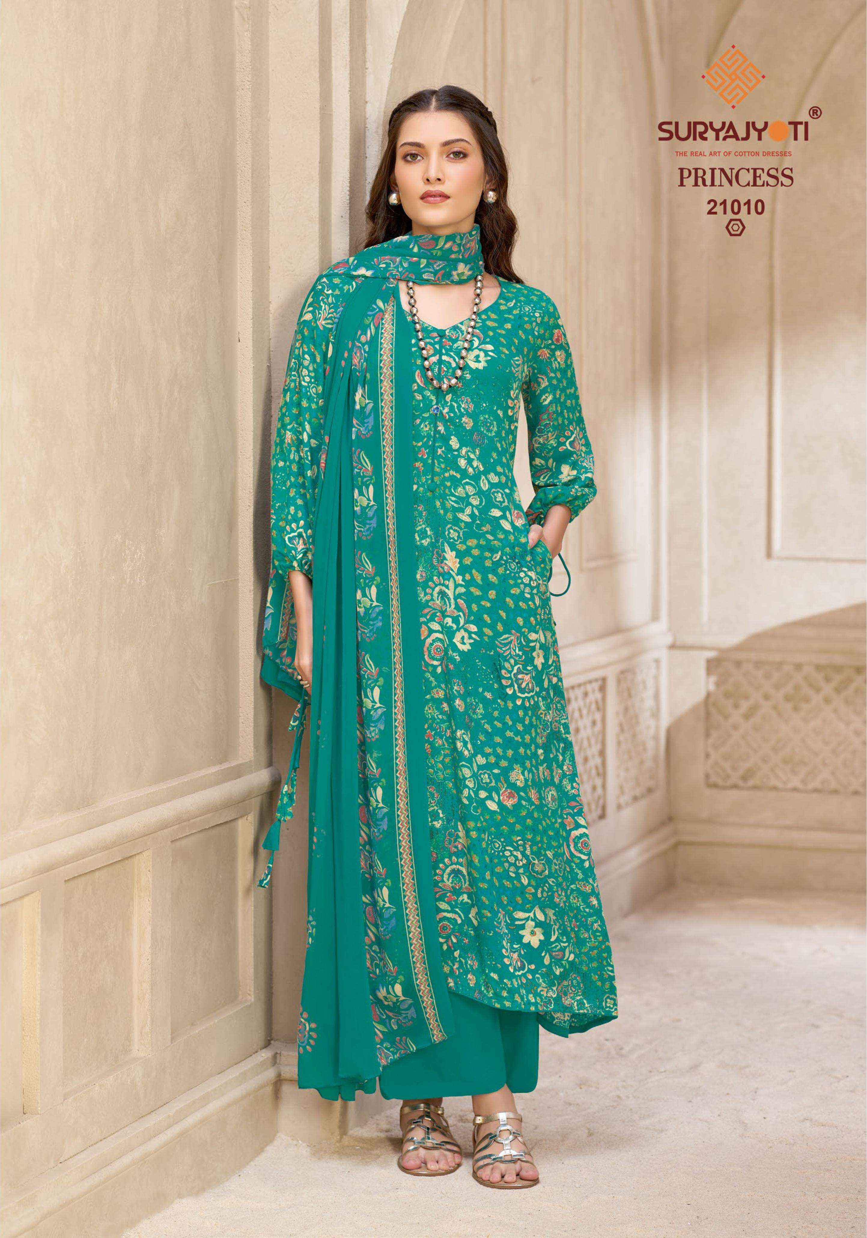 Suryajyoti Princess Vol 21 - Wholesale Suryajyoti Dress Material ( 10 pcs Catalog )