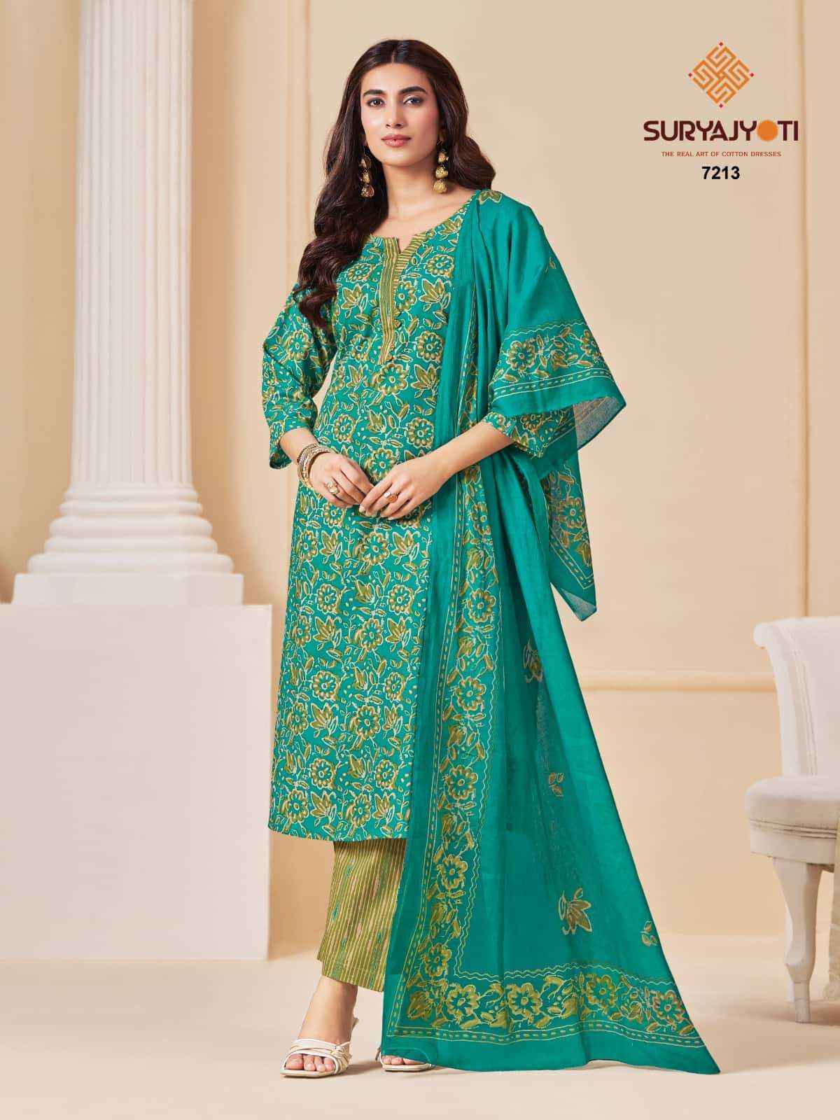 Suryajyoti Trendy Cotton Vol 72 - Wholesale Readymade Suits ( 20 Pcs Catalog )