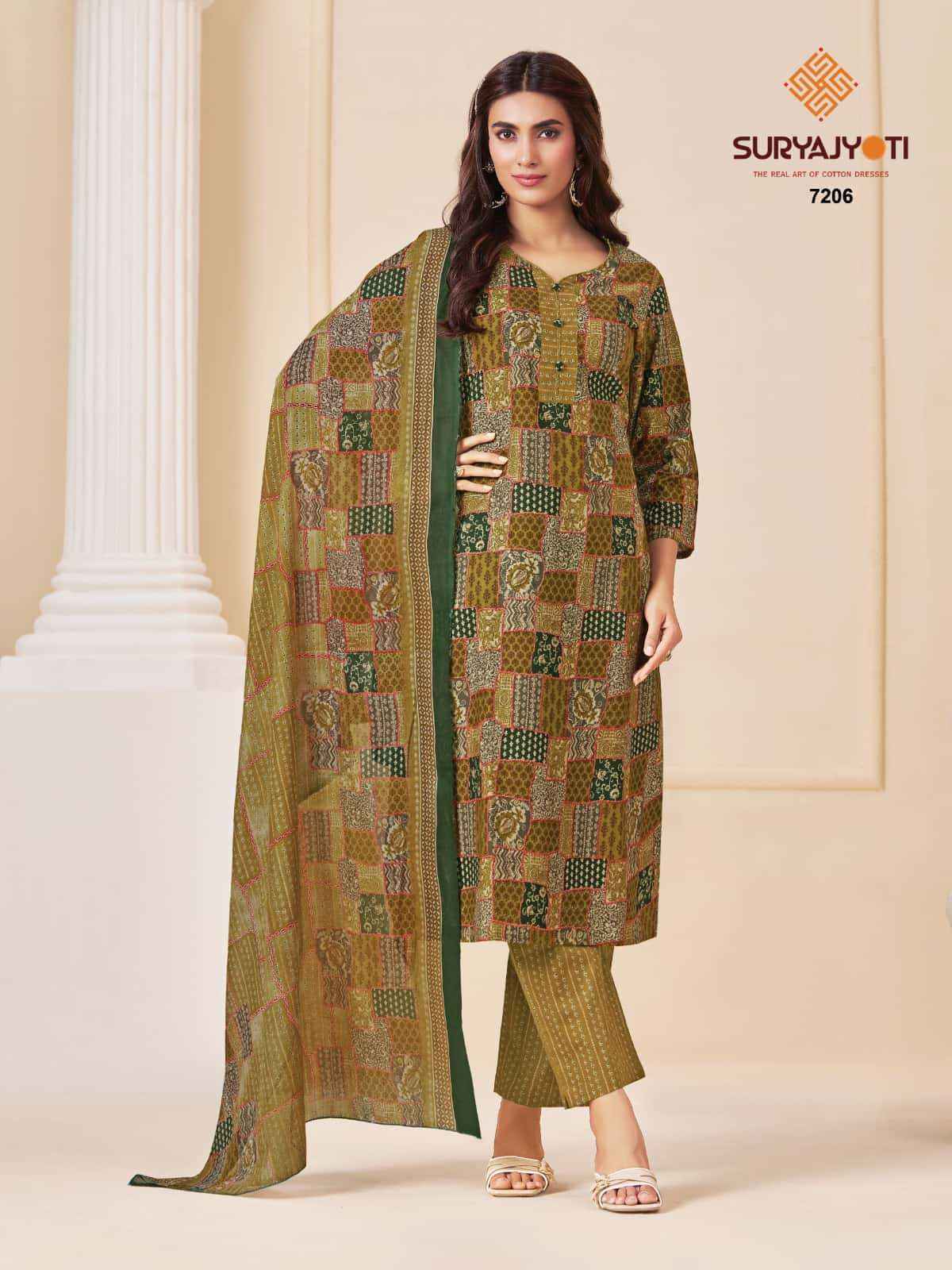 Suryajyoti Trendy Cotton Vol 72 - Wholesale Readymade Suits ( 20 Pcs Catalog )