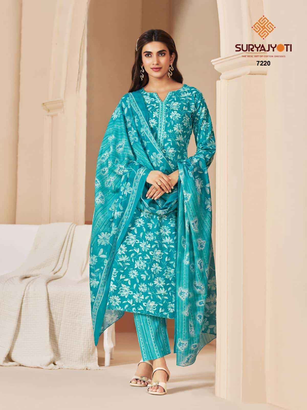 Suryajyoti Trendy Cotton Vol 72 - Wholesale Readymade Suits ( 20 Pcs Catalog )