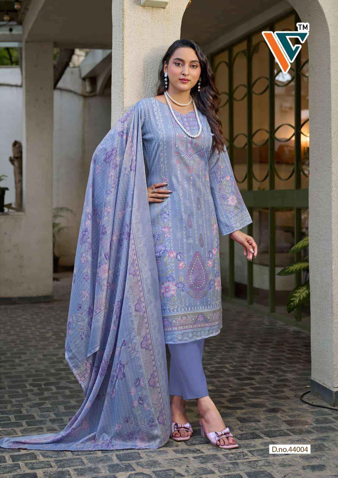 Vandana Fashion Karachi King Vol 44 Cotton Printed Salwar Kameez _ Surat Wholesale Market Price ( 8 Pcs Catalog )