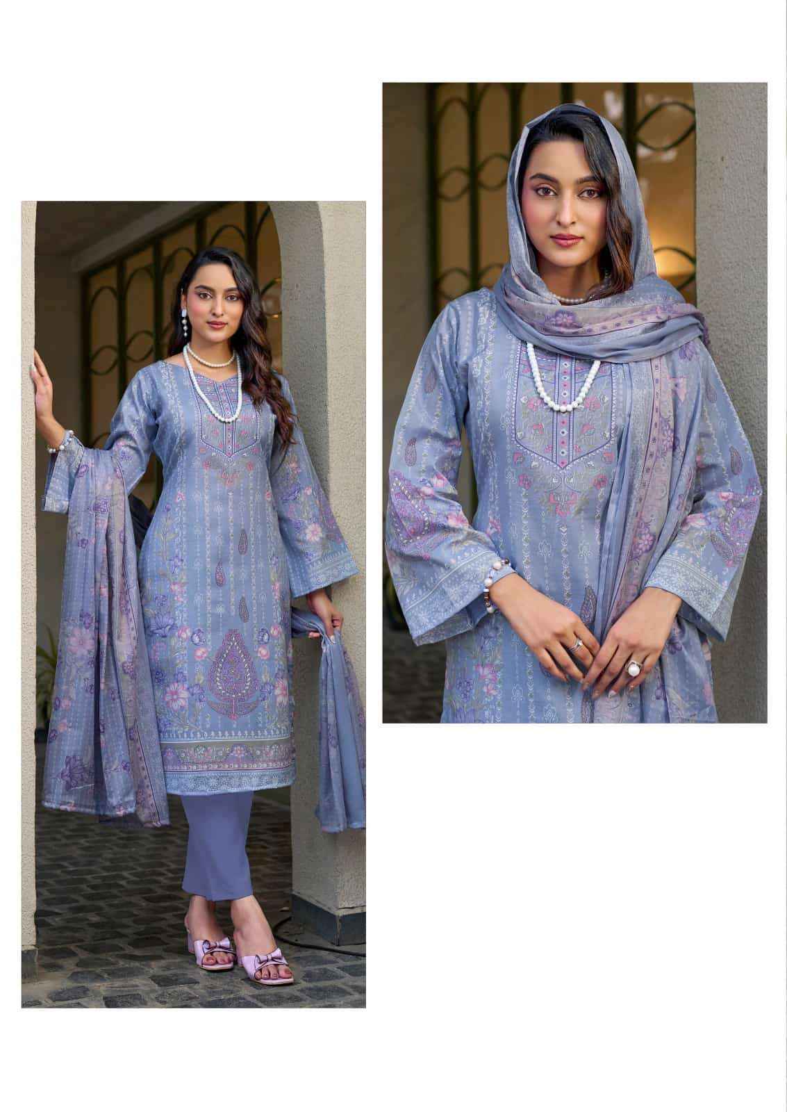 Vandana Fashion Karachi King Vol 44 Cotton Printed Salwar Kameez _ Surat Wholesale Market Price ( 8 Pcs Catalog )