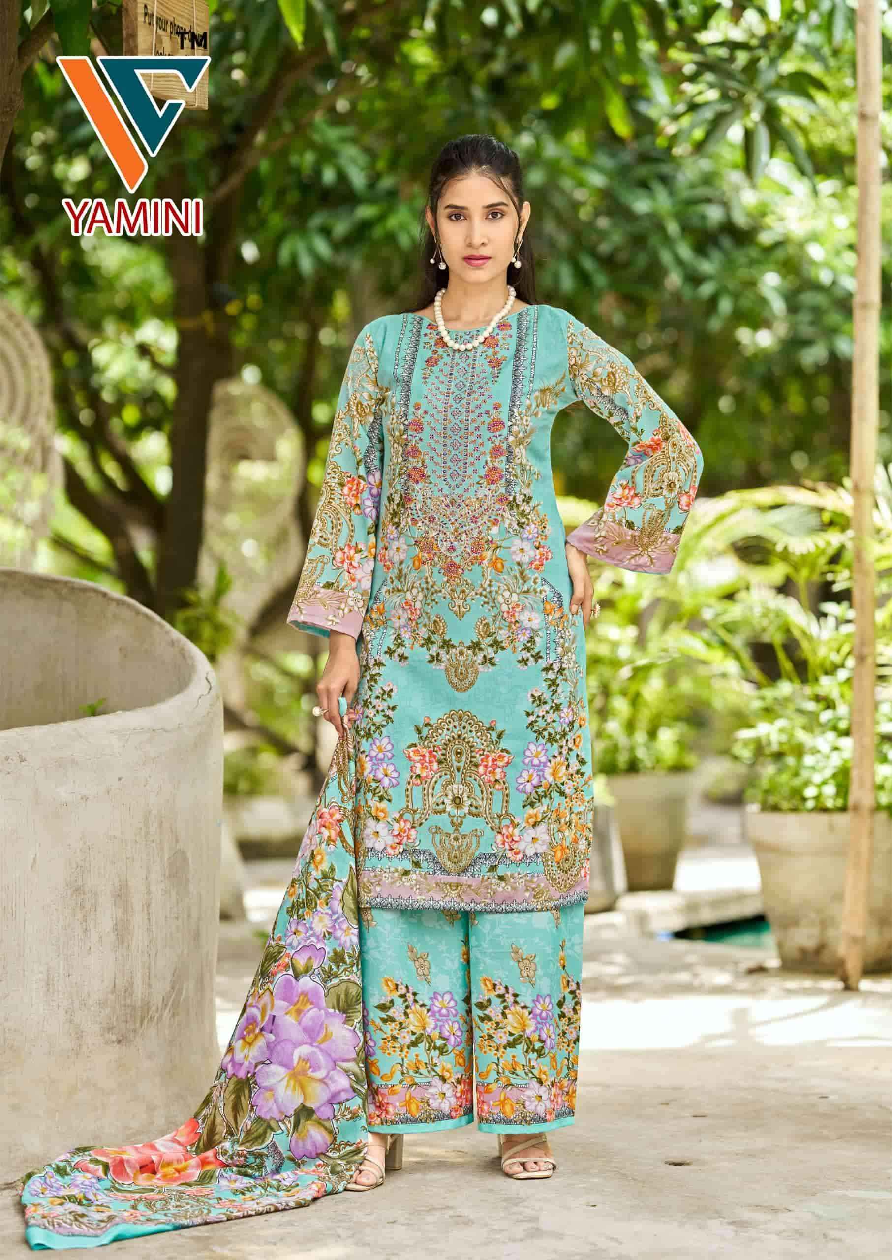 Vandana Fashion Yamini Vol 1 Fancy Cotton Salwar Kameez _ Surat Wholesale Market Price ( 8 Pcs Catalog )