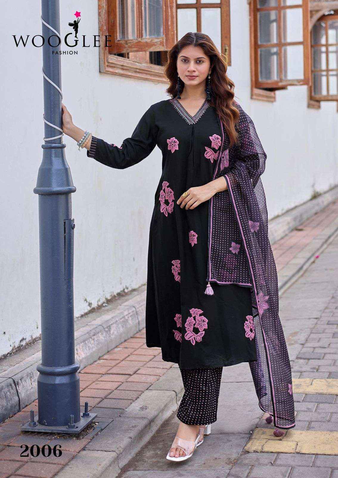 Wooglee Fashion Vasudha Rayon Kurti | wholesale market surat ( 6 pcs Catalogue )