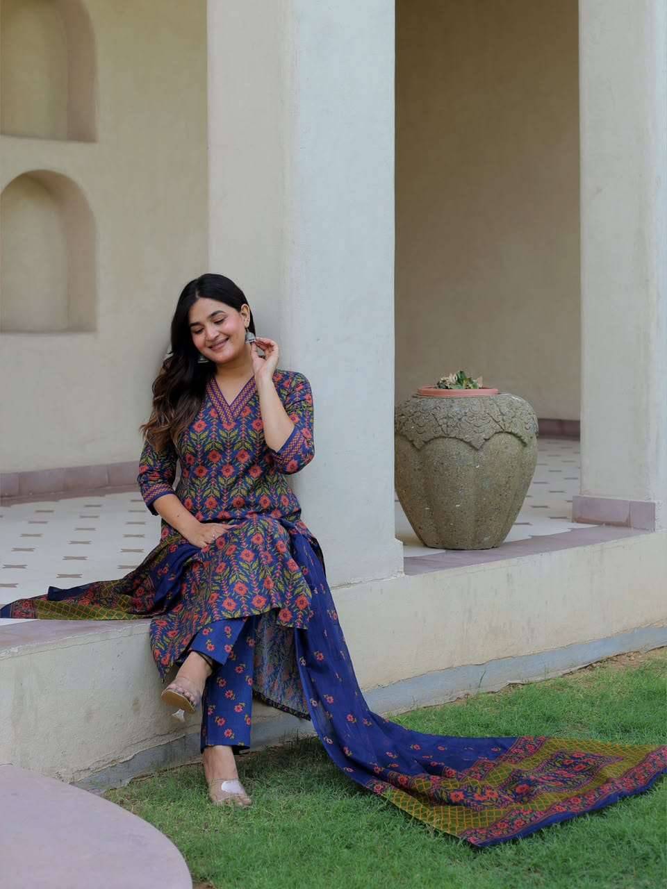 Aarvi Fashion Plus Princess Vol 6 Pure Cotton Readymade Suits 8 Pcs Catalog