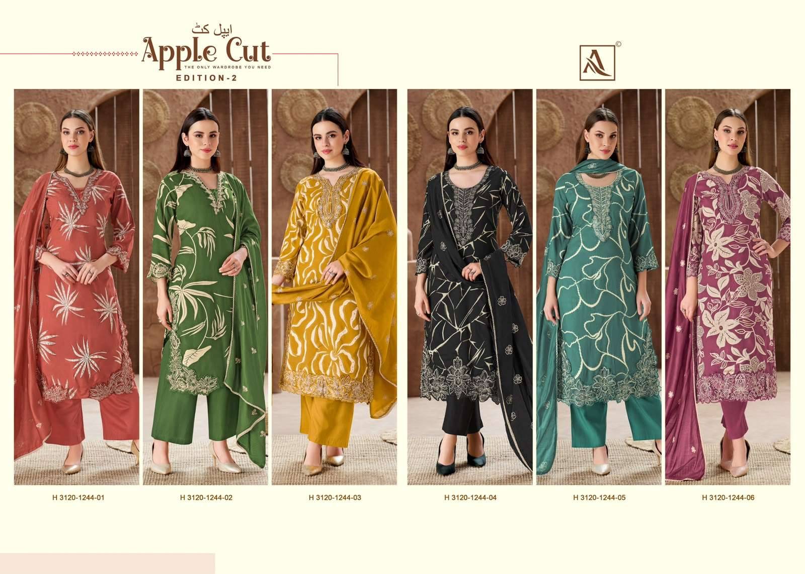 Alok Suit Apple Cut Edition 2 Rayon Dress Material 6 Pcs Catalog | Surat Wholesale Market