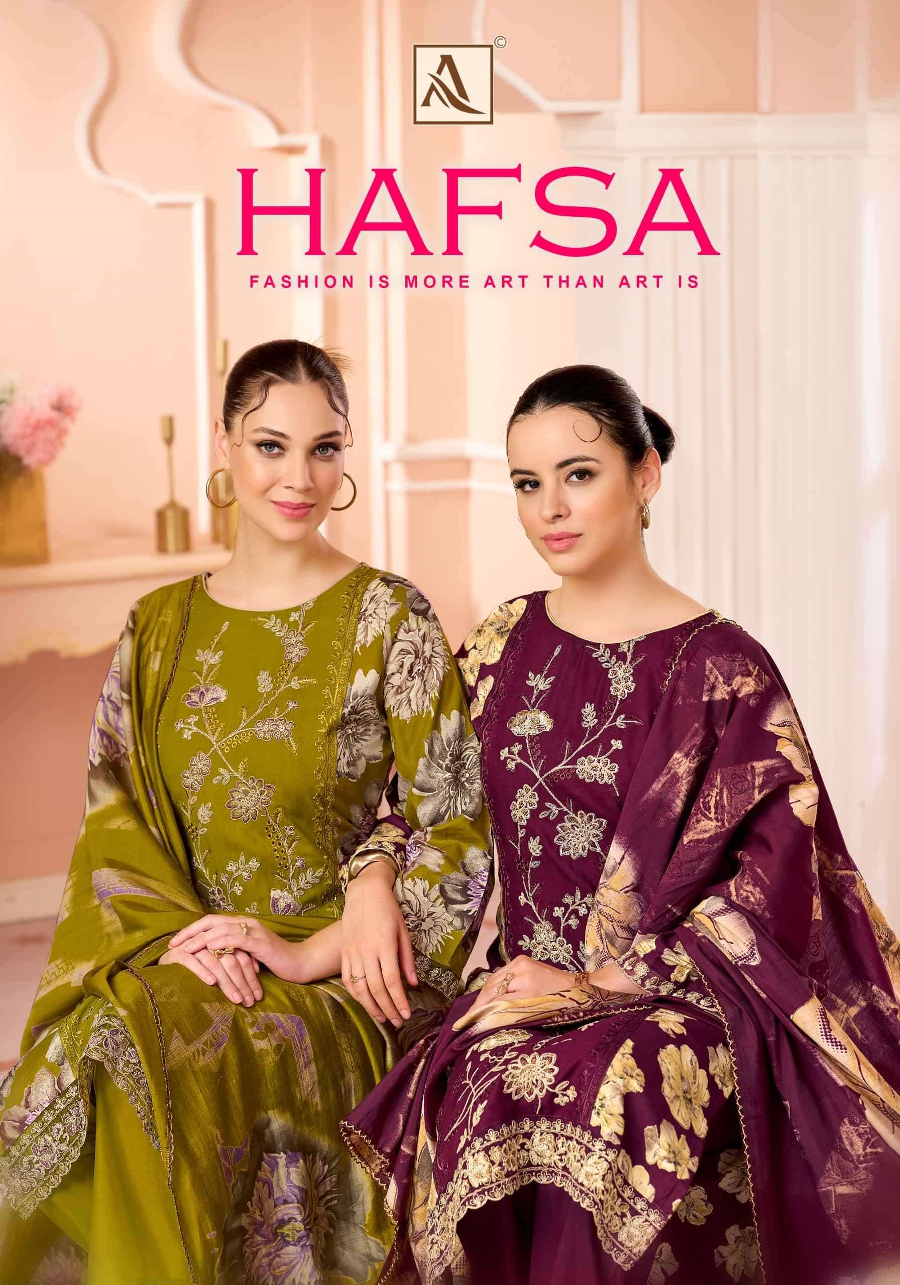 Alok Suit Hafsa Rayon Dress Material 6 Pcs Catalog | Surat Textile Market