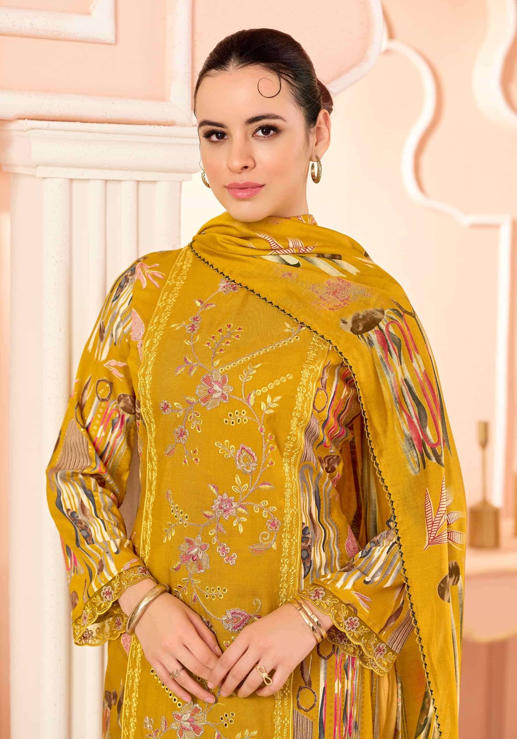 Alok Suit Hafsa Rayon Dress Material 6 Pcs Catalog | Surat Textile Market