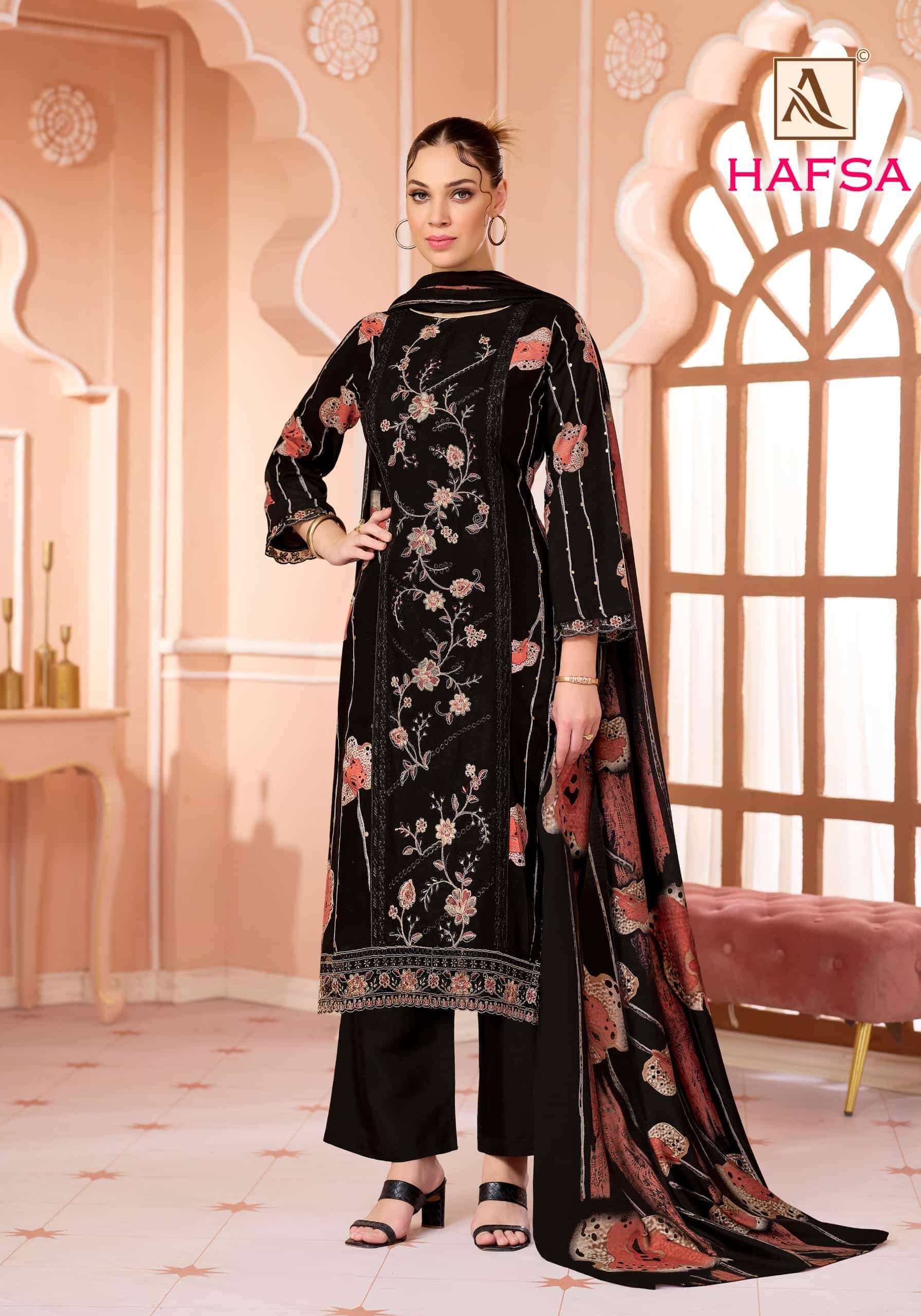 Alok Suit Hafsa Rayon Dress Material 6 Pcs Catalog | Surat Textile Market