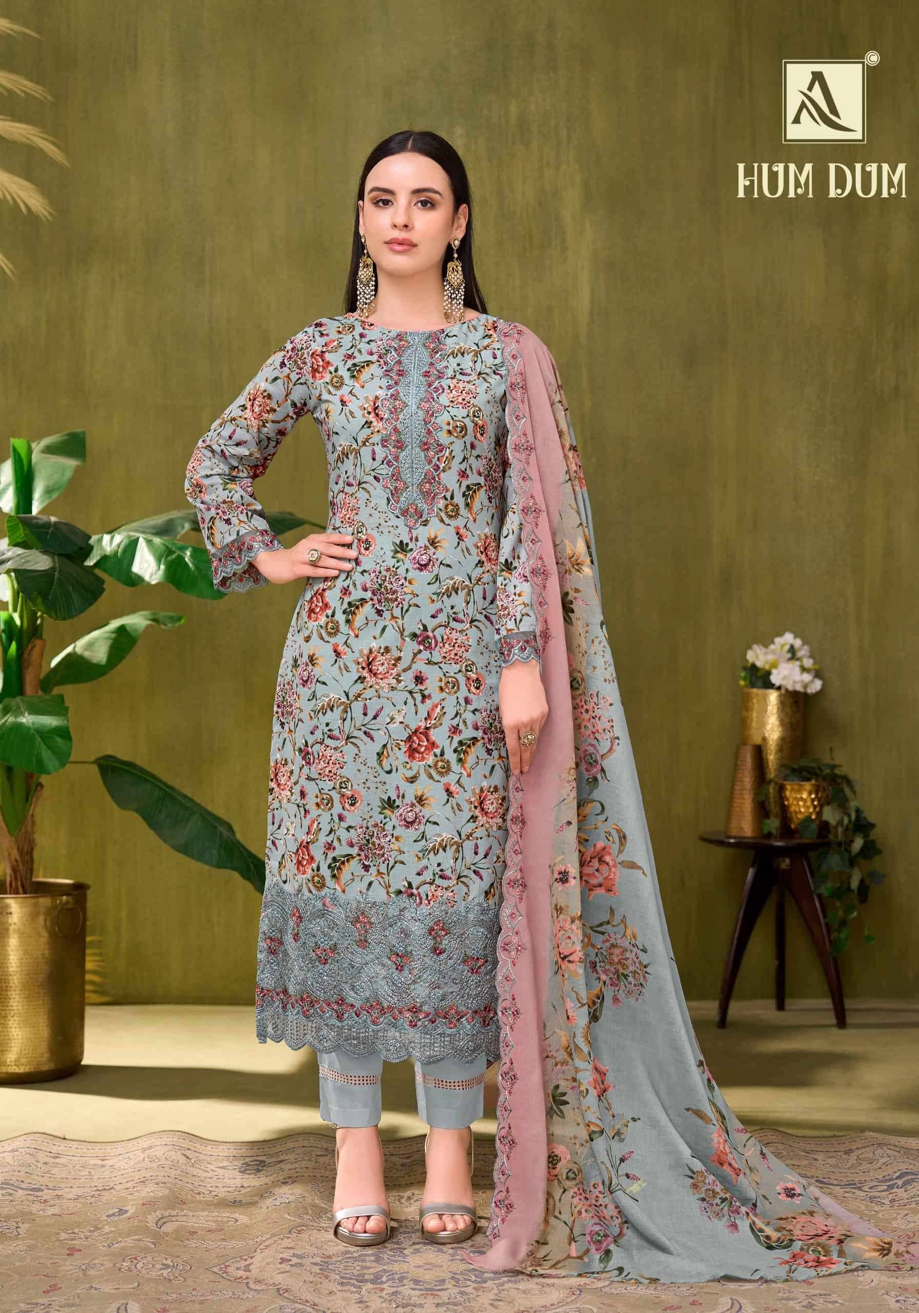 Alok Suit Hum Dum Pure Cotton Dress Dress Material 8 Pcs Catalog