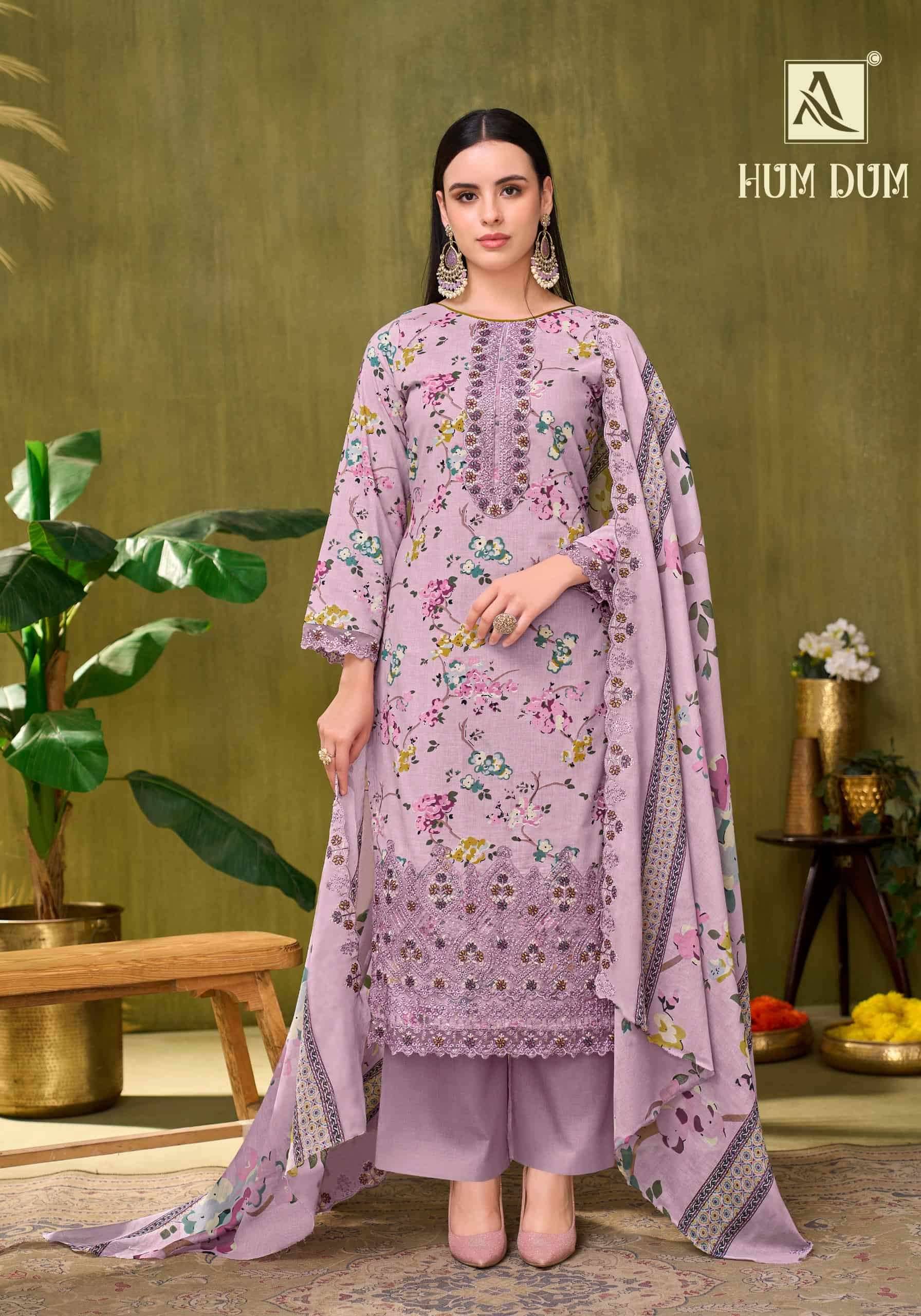 Alok Suit Hum Dum Pure Cotton Dress Dress Material 8 Pcs Catalog