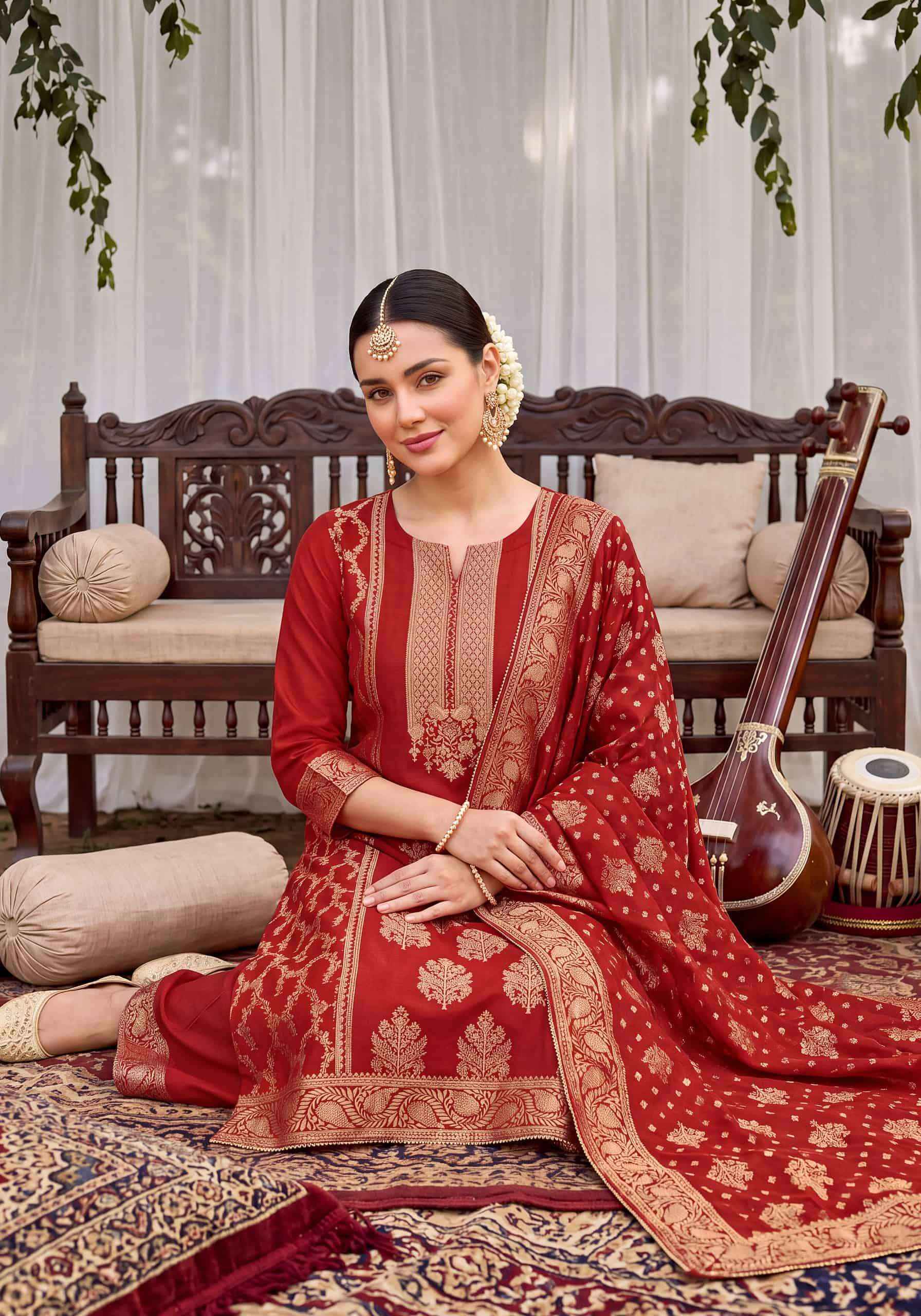 Alok Suit Sargun Edition 8 Premium Designs Ladies Dress 6 Pcs Catalogue