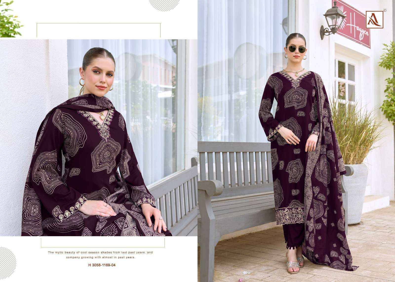 Alok Turkish Edition 19 Viscose Reyon Dress Material 6 pcs Catalog