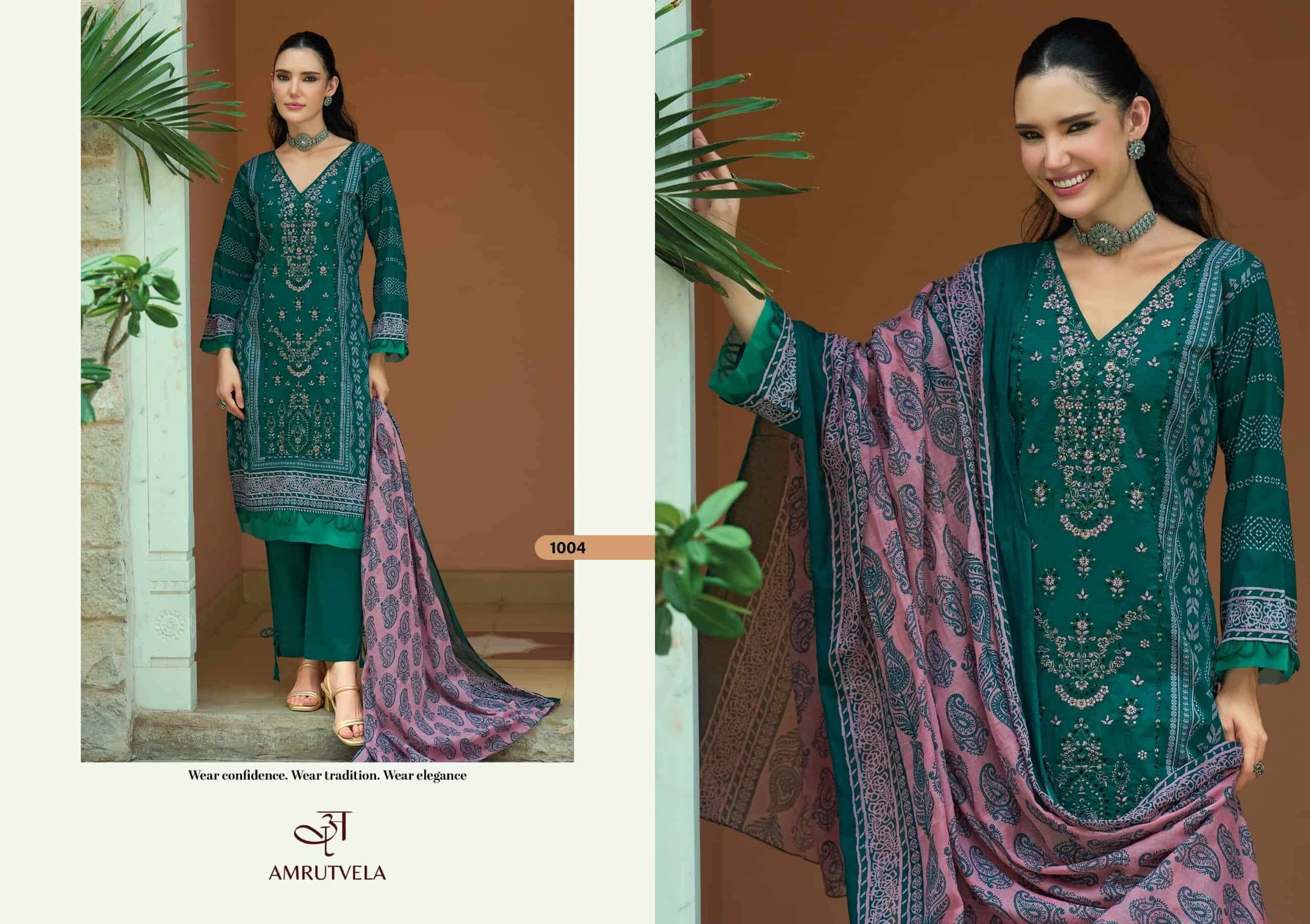 Amrutvela Abu Saeed Pure Cotton Dress Material 6 Pcs Catalog