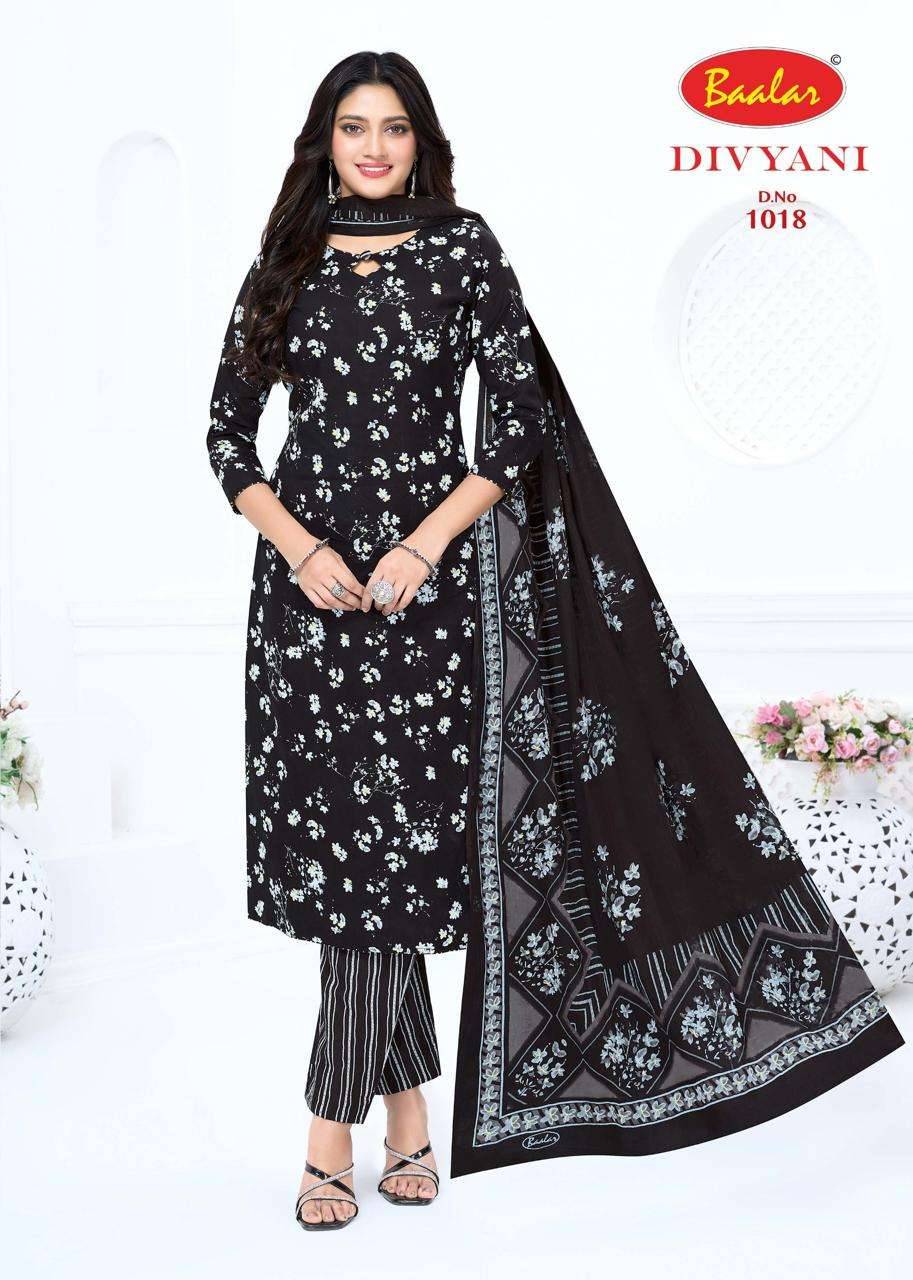 Baalar Divyani Vol 1 Pure Cotton Dress Material 12 Pcs Catalog