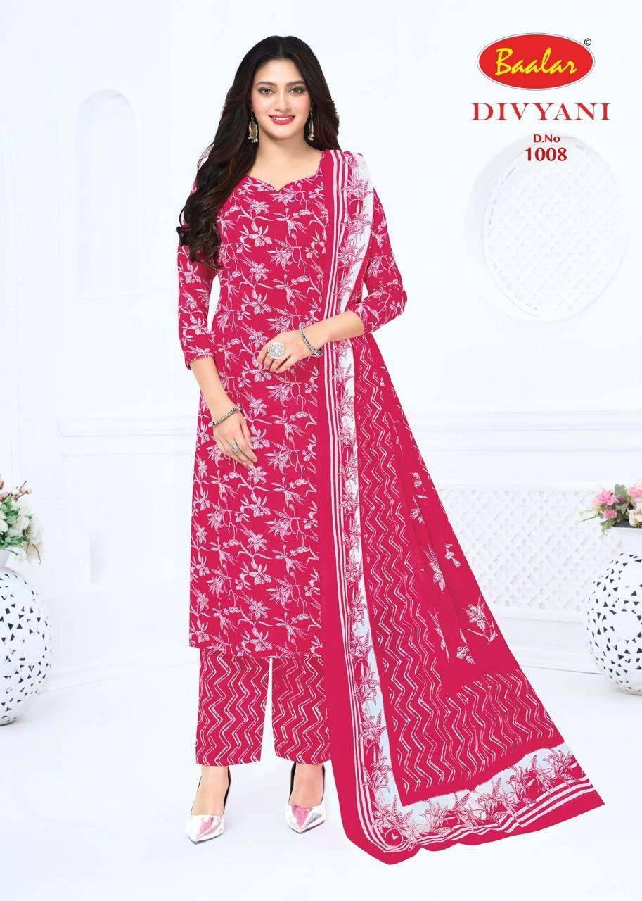 Baalar Divyani Vol 1 Pure Cotton Dress Material 12 Pcs Catalog