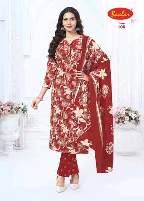 Baalar Zeenat Vol 1 Premium Wear Cotton Dress Material 15 Pcs Catalog