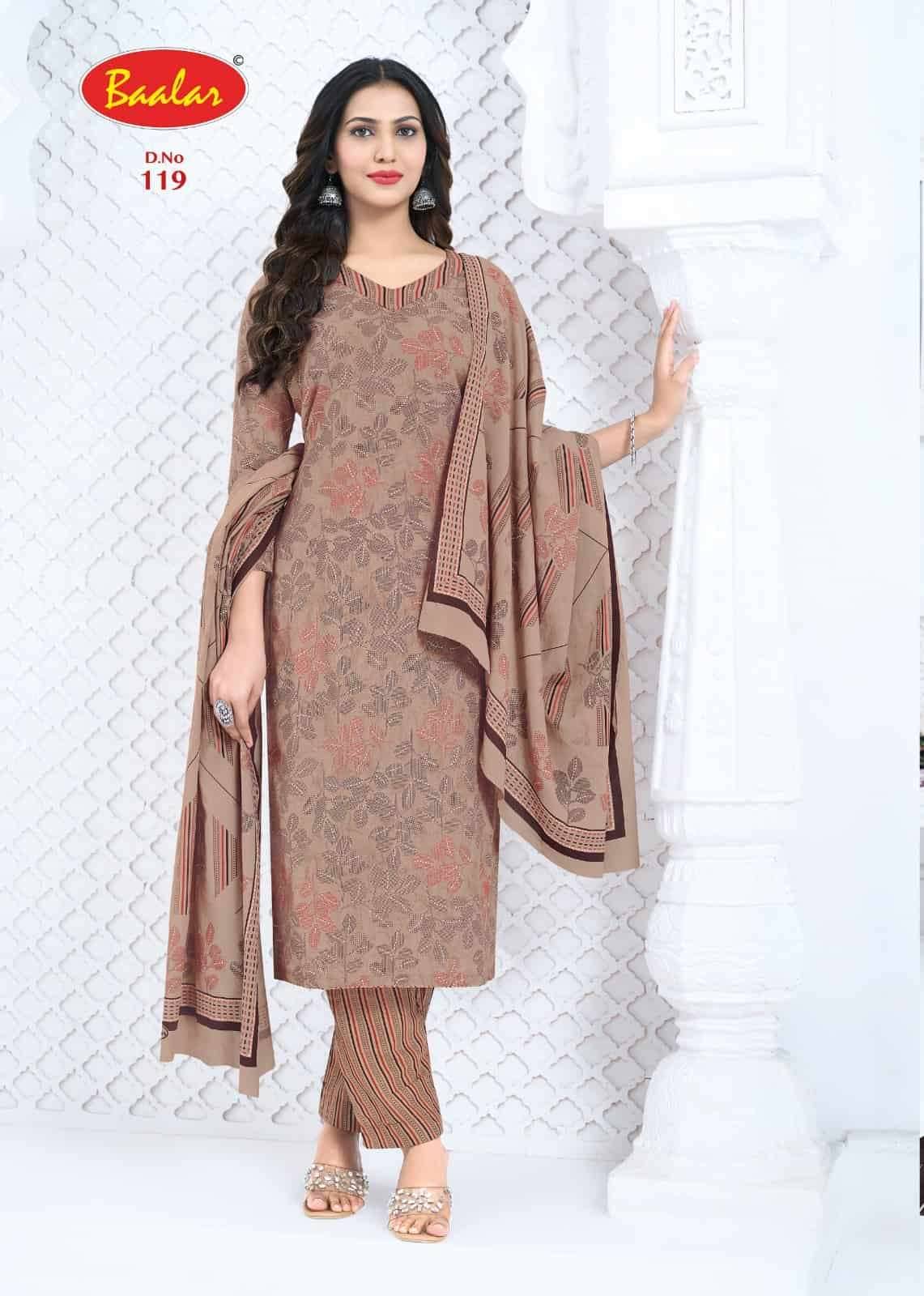 Baalar Zeenat Vol 1 Premium Wear Cotton Dress Material 15 Pcs Catalog