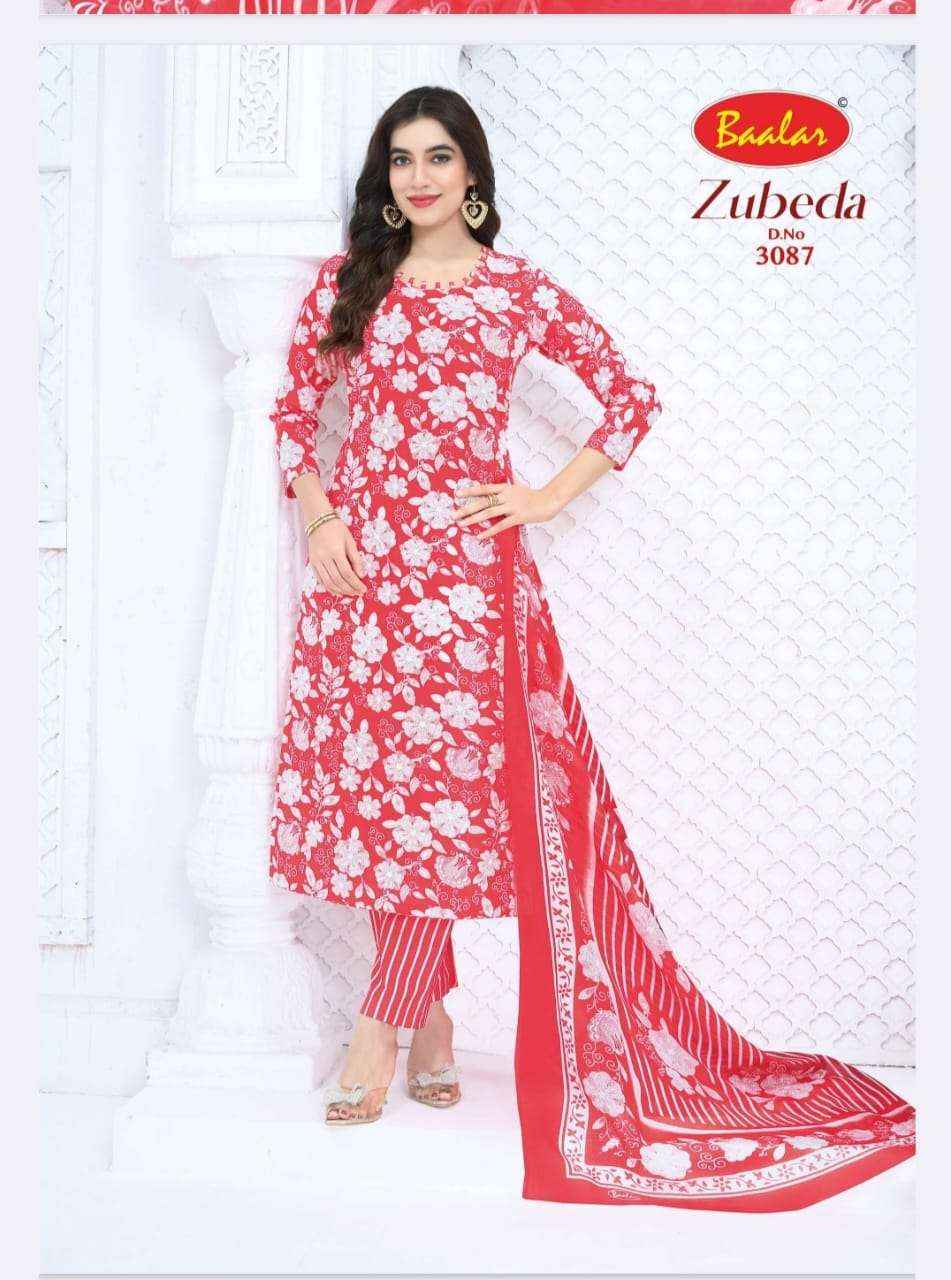 Baalar Zubeda Vol 30 Pure Cotton Dress Material 15 Pcs Catalogue