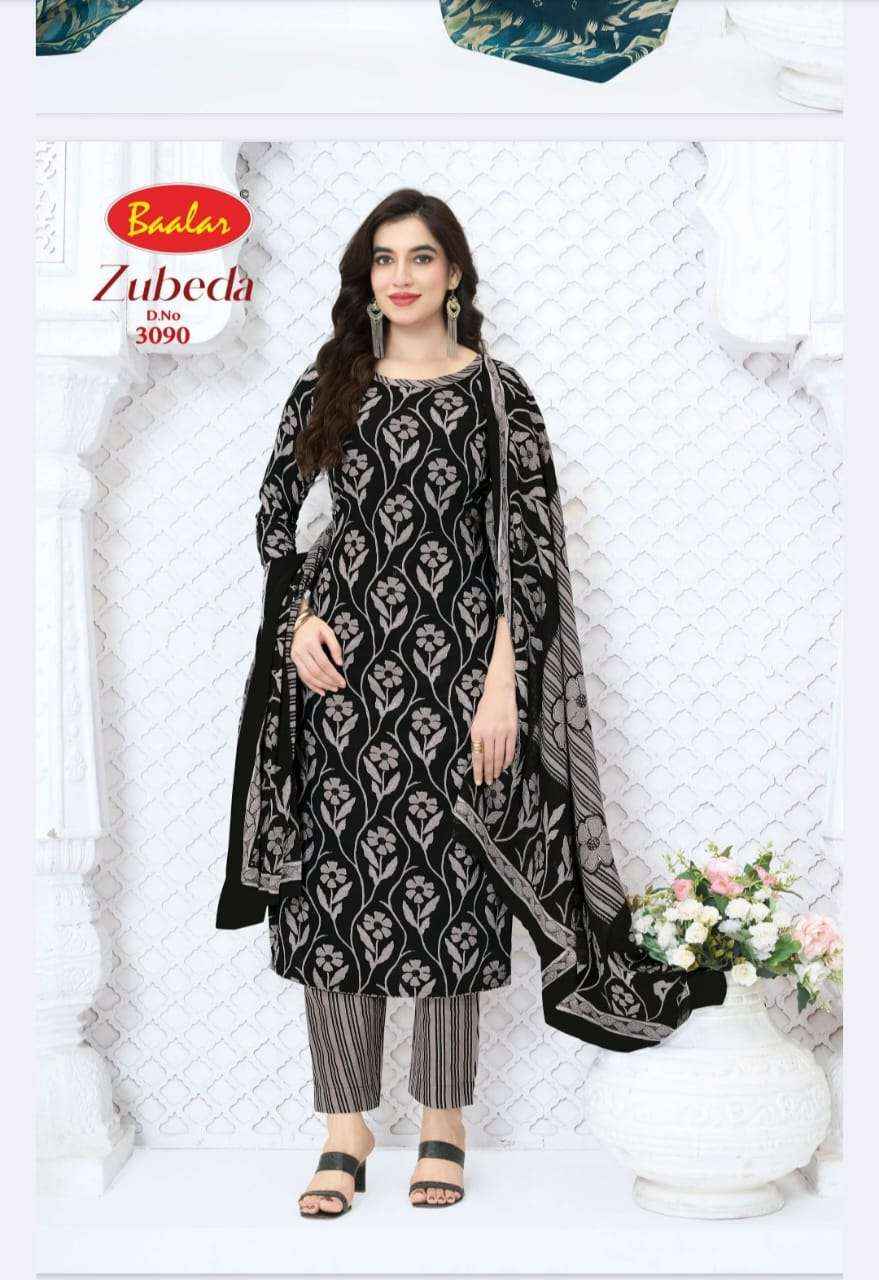 Baalar Zubeda Vol 30 Pure Cotton Dress Material 15 Pcs Catalogue