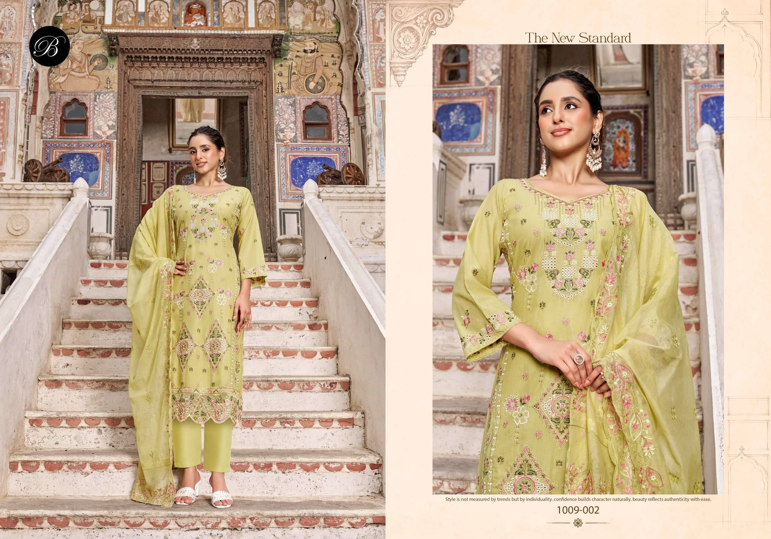 BELLIZA KHWAISH VOL 2 LAWN COTTON DRESS MATERIAL 6 PCS CATALOG