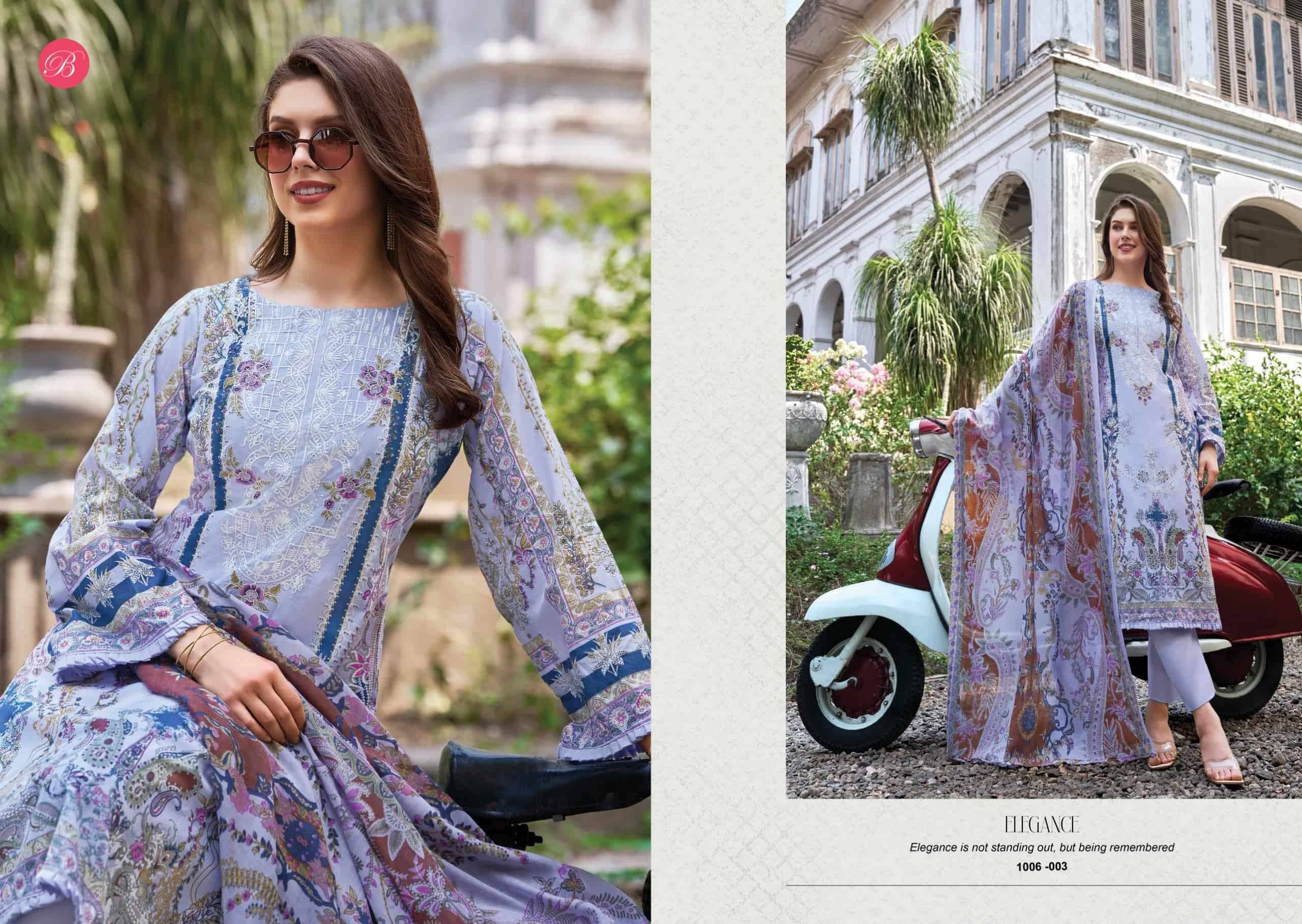 Belliza Naira Vol 156 Pure Cotton Fancy Salwar Suit  8 Pcs Catalog 