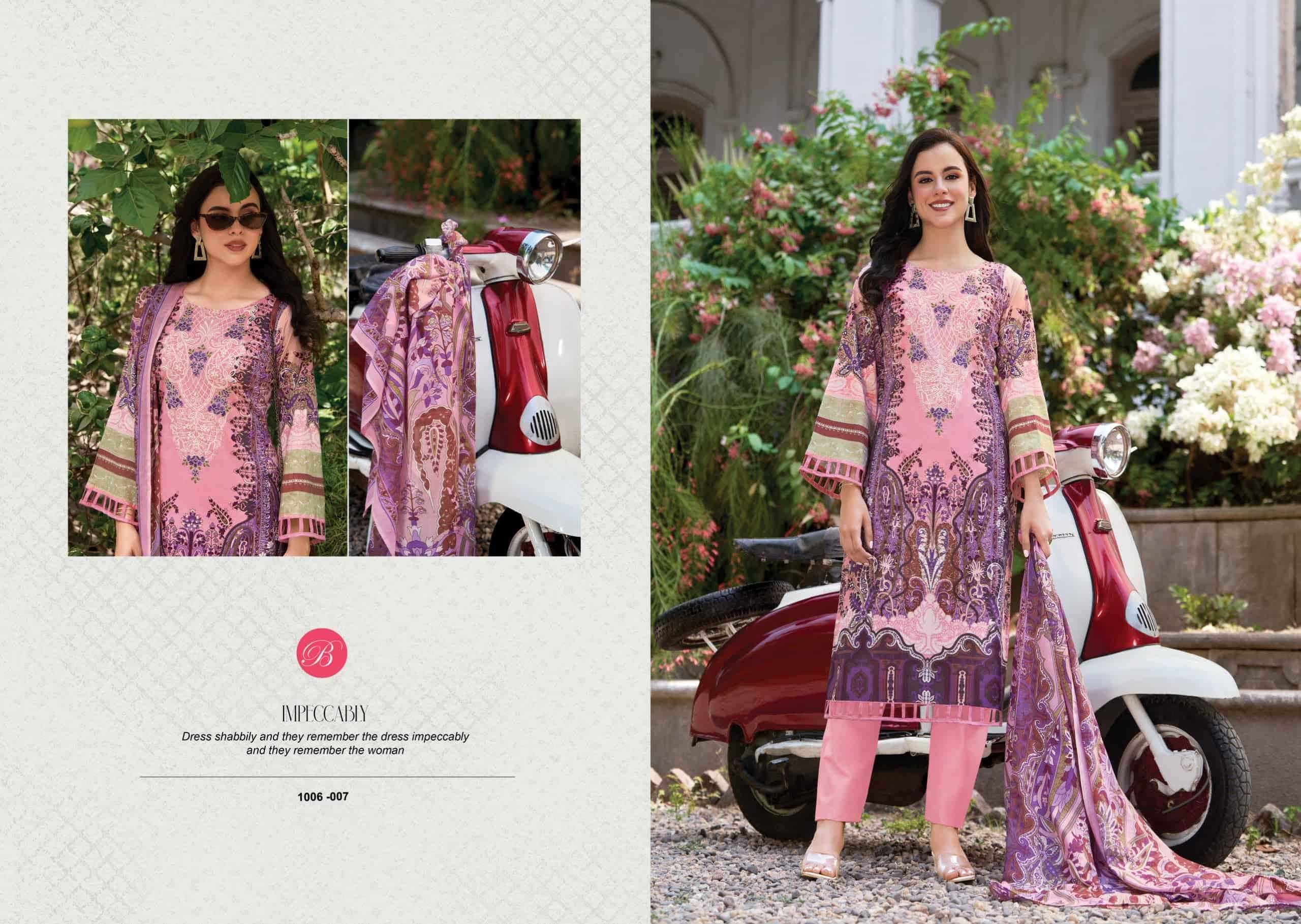Belliza Naira Vol 156 Pure Cotton Fancy Salwar Suit  8 Pcs Catalog 