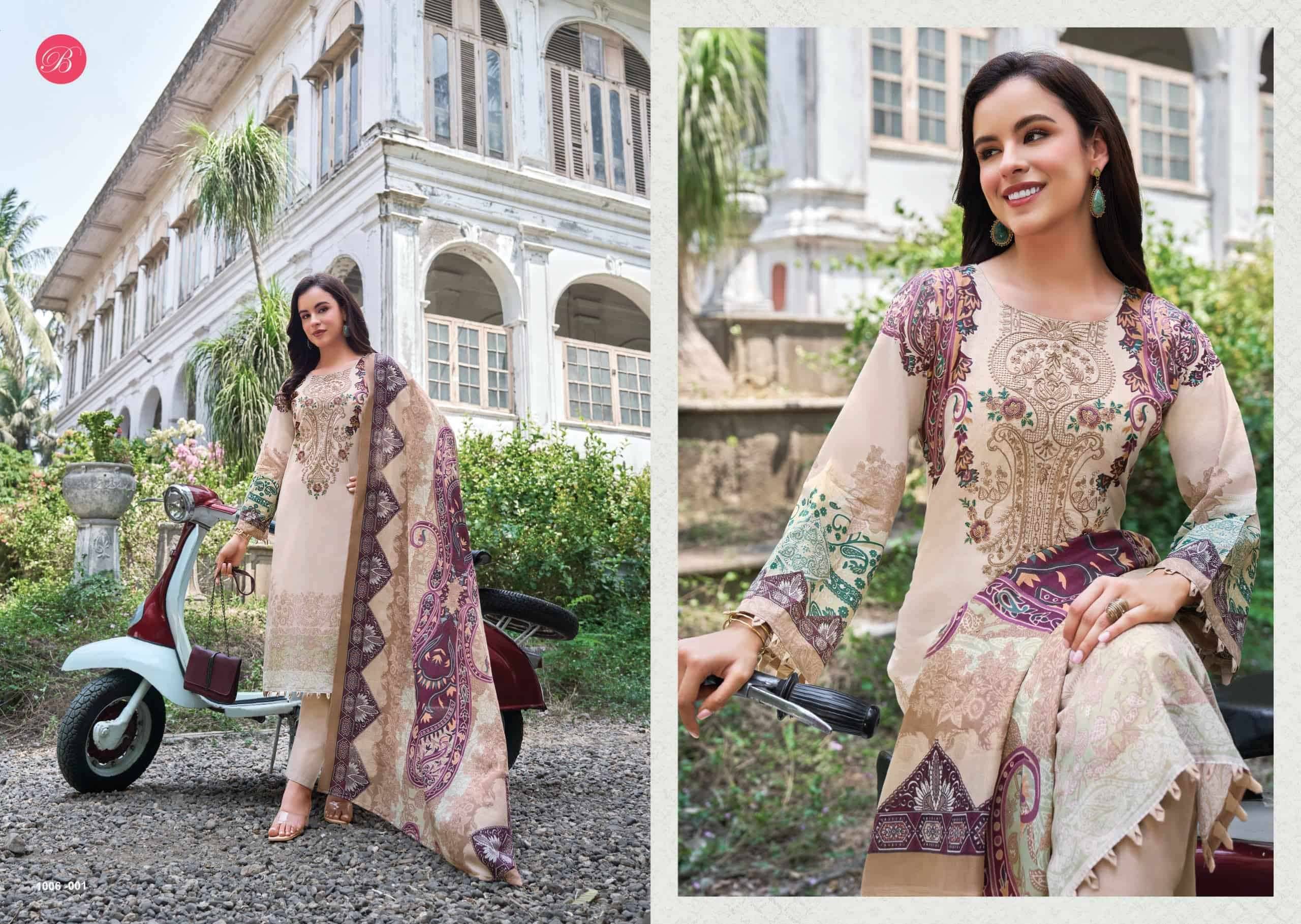 Belliza Naira Vol 156 Pure Cotton Fancy Salwar Suit  8 Pcs Catalog 