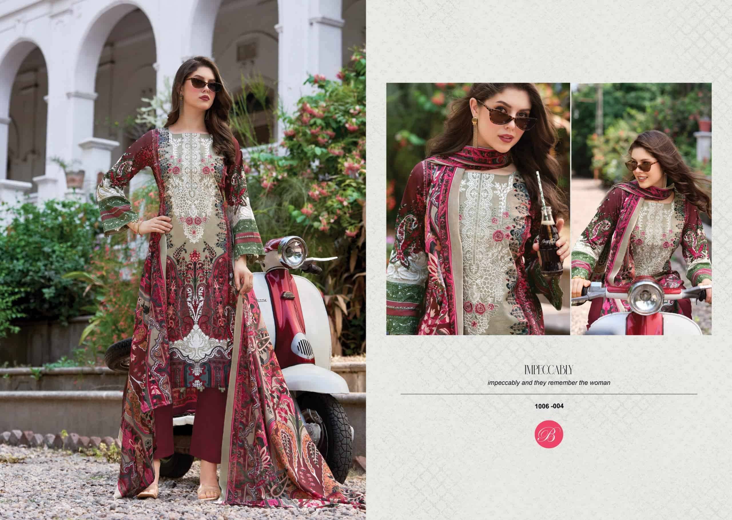 Belliza Naira Vol 156 Pure Cotton Fancy Salwar Suit  8 Pcs Catalog 