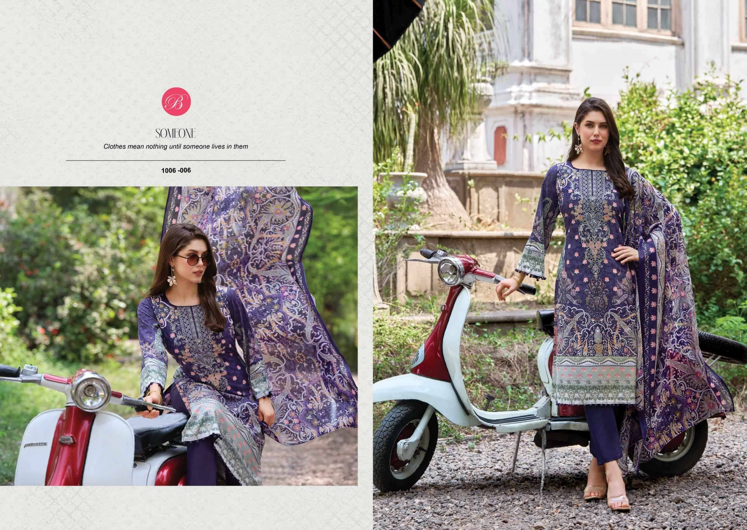 Belliza Naira Vol 156 Pure Cotton Fancy Salwar Suit  8 Pcs Catalog 