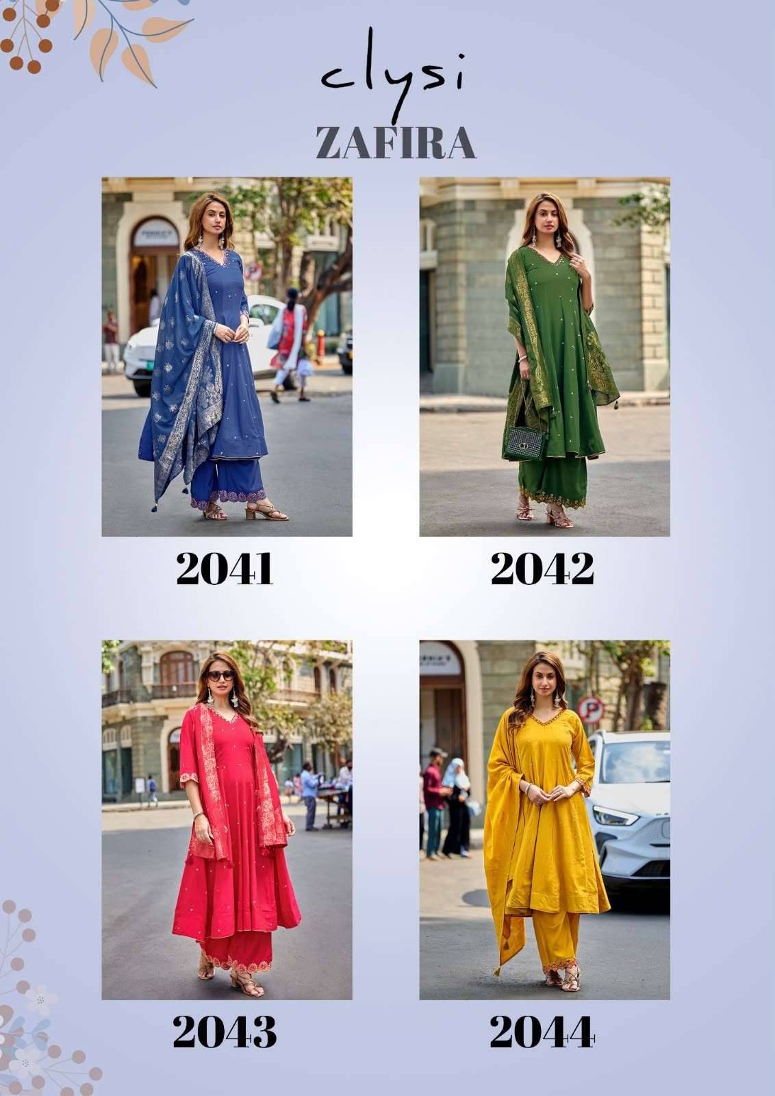 Clysi Zafira Readymade Cotton Catalog With Price 4 Pcs Catalog