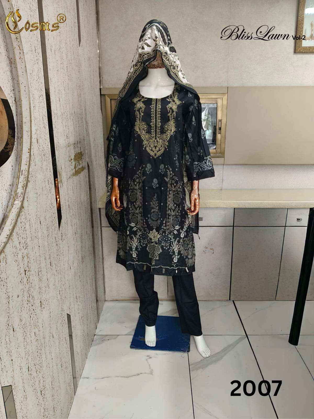 Cosmos Bliss Lawn Vol 2 Readymade Pakistani Dress 8Pcs Catalog