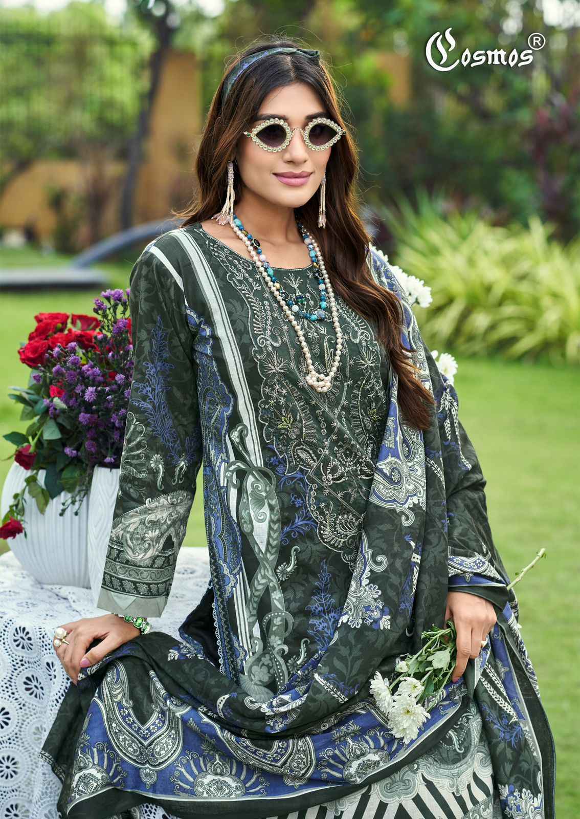 Cosmos Jazmin Vol 4 Lawn Suits | Verified B2B garment supplier Surat market ( 6 Pcs Catalogue )