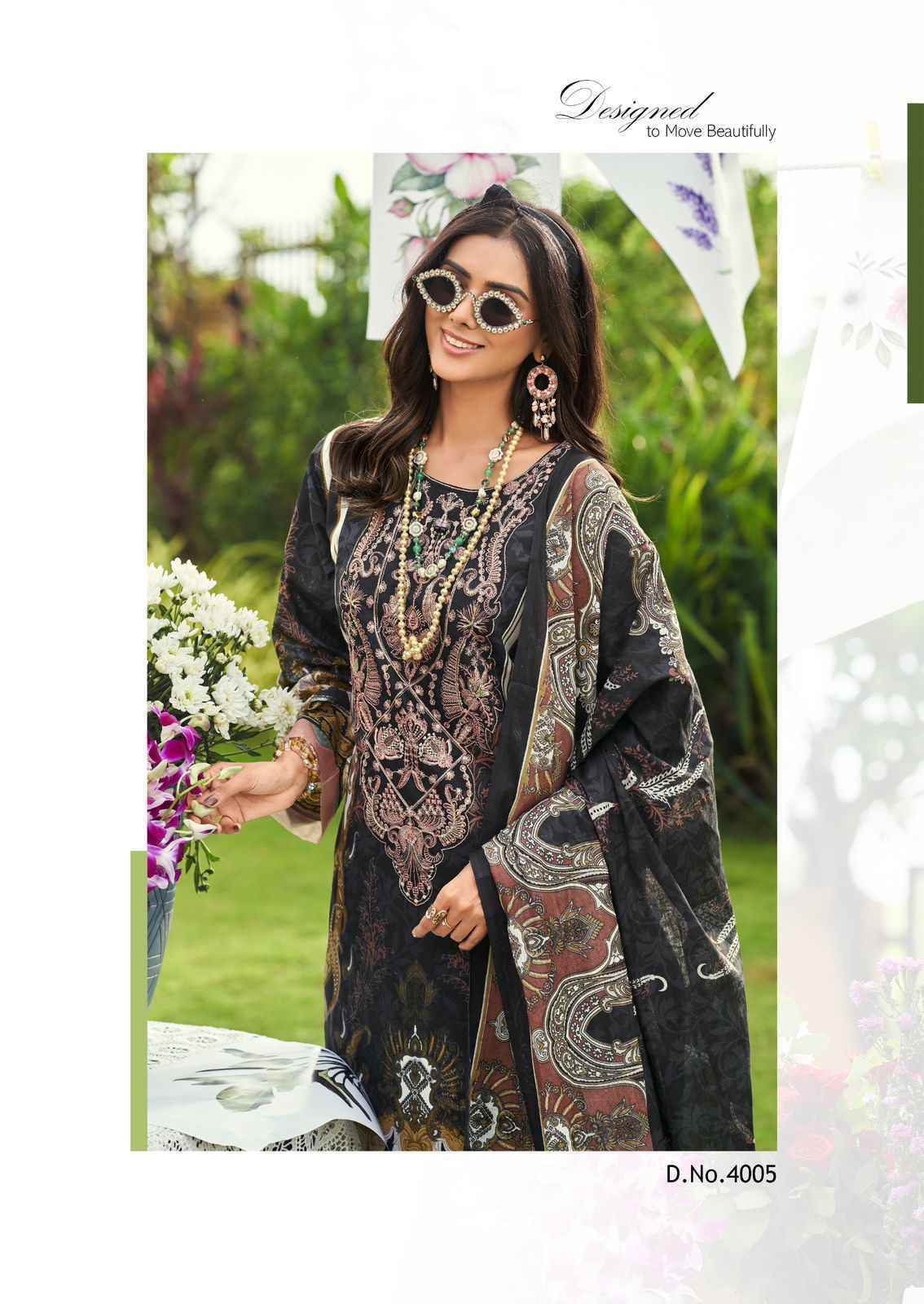 Cosmos Jazmin Vol 4 Lawn Suits | Verified B2B garment supplier Surat market ( 6 Pcs Catalogue )