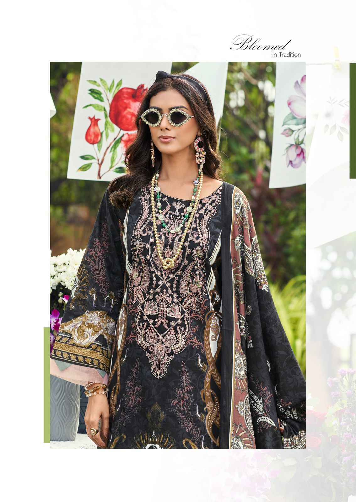 Cosmos Jazmin Vol 4 Lawn Suits | Verified B2B garment supplier Surat market ( 6 Pcs Catalogue )