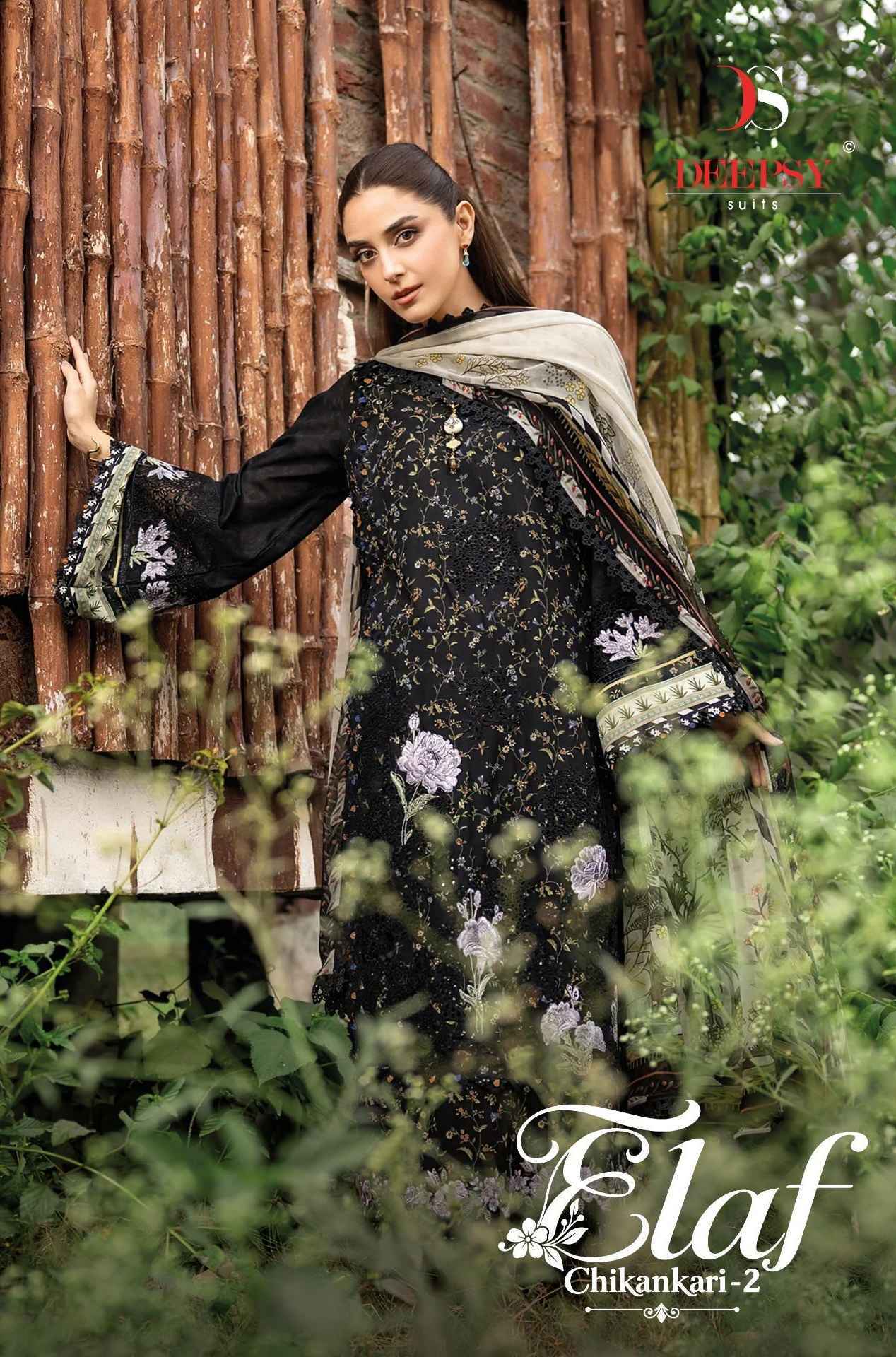 Deepsy Elaf Chikankari Vol 2 Cotton Salwar Kameez _ Surat Wholesale Market Price ( 8 Pcs Catalog )