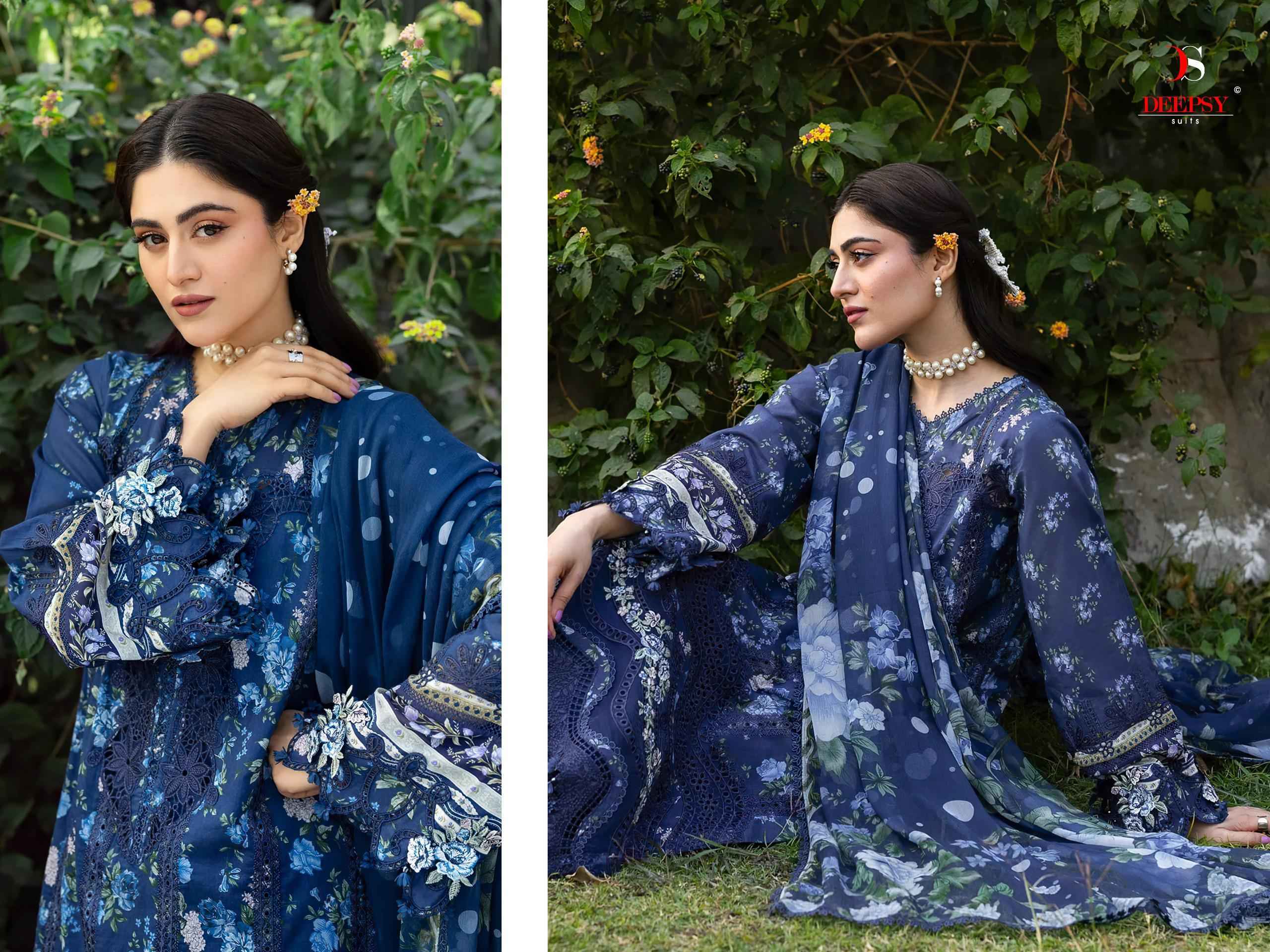 Deepsy Elaf Chikankari Vol 2 Cotton Salwar Kameez _ Surat Wholesale Market Price ( 8 Pcs Catalog )