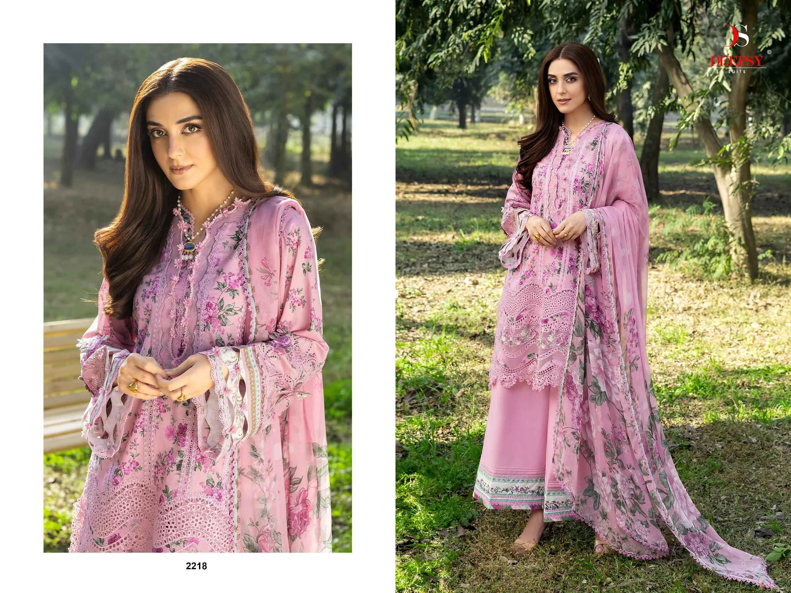 Deepsy Elaf Chikankari Vol 2 Cotton Salwar Kameez _ Surat Wholesale Market Price ( 8 Pcs Catalog )