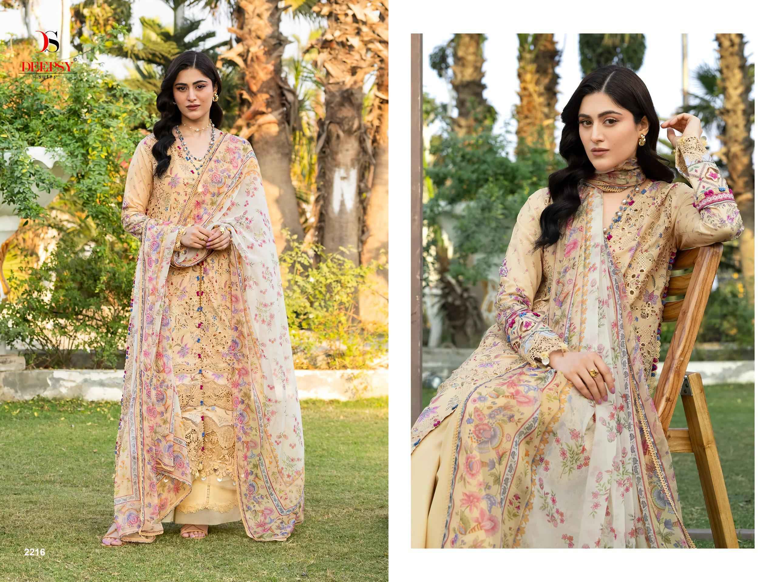 Deepsy Elaf Chikankari Vol 2 Cotton Salwar Kameez _ Surat Wholesale Market Price ( 8 Pcs Catalog )