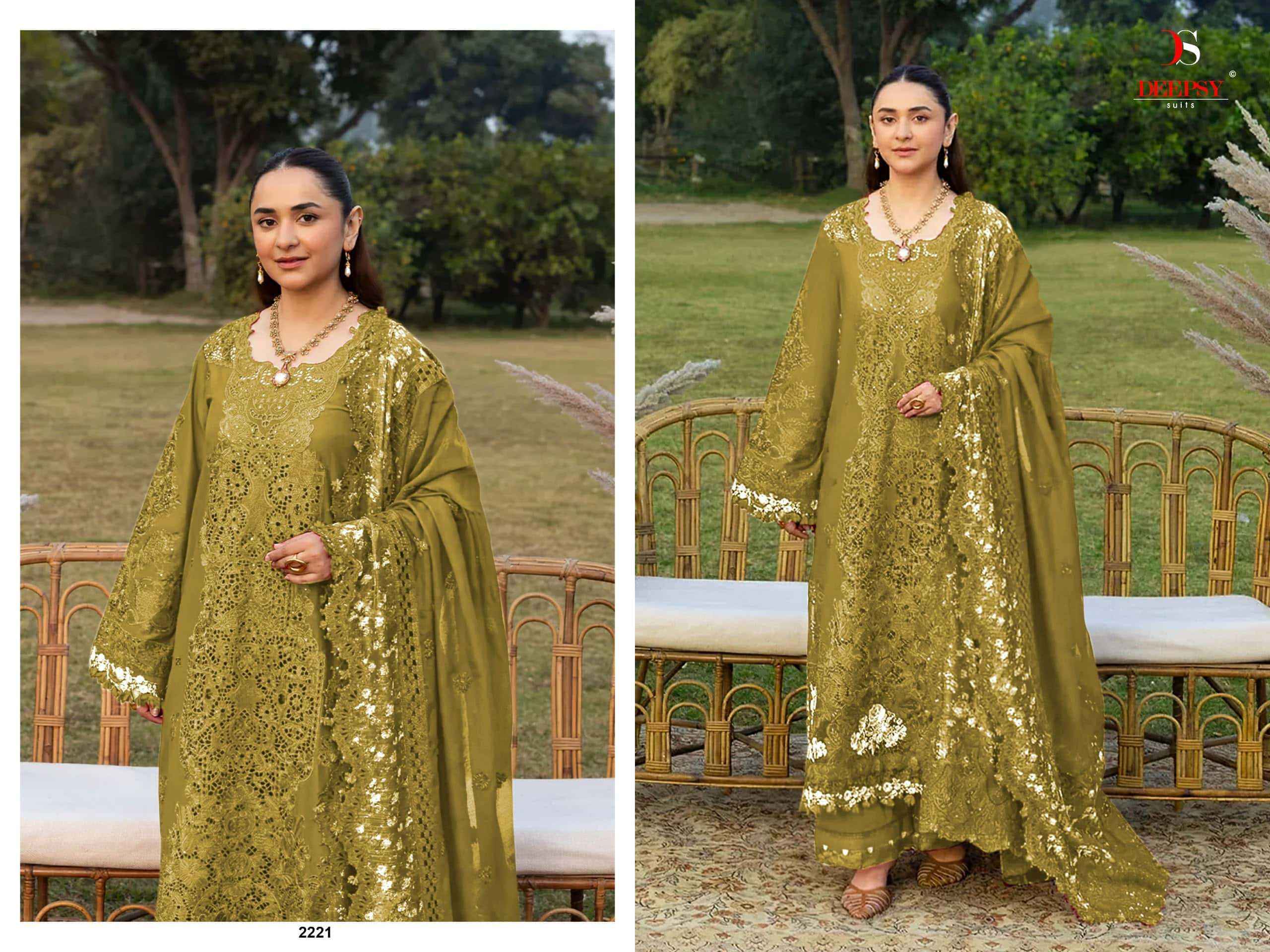 Deepsy Elaf Premium Vol 10 Cotton Pakistani Salwar 6Pcs Catalogue