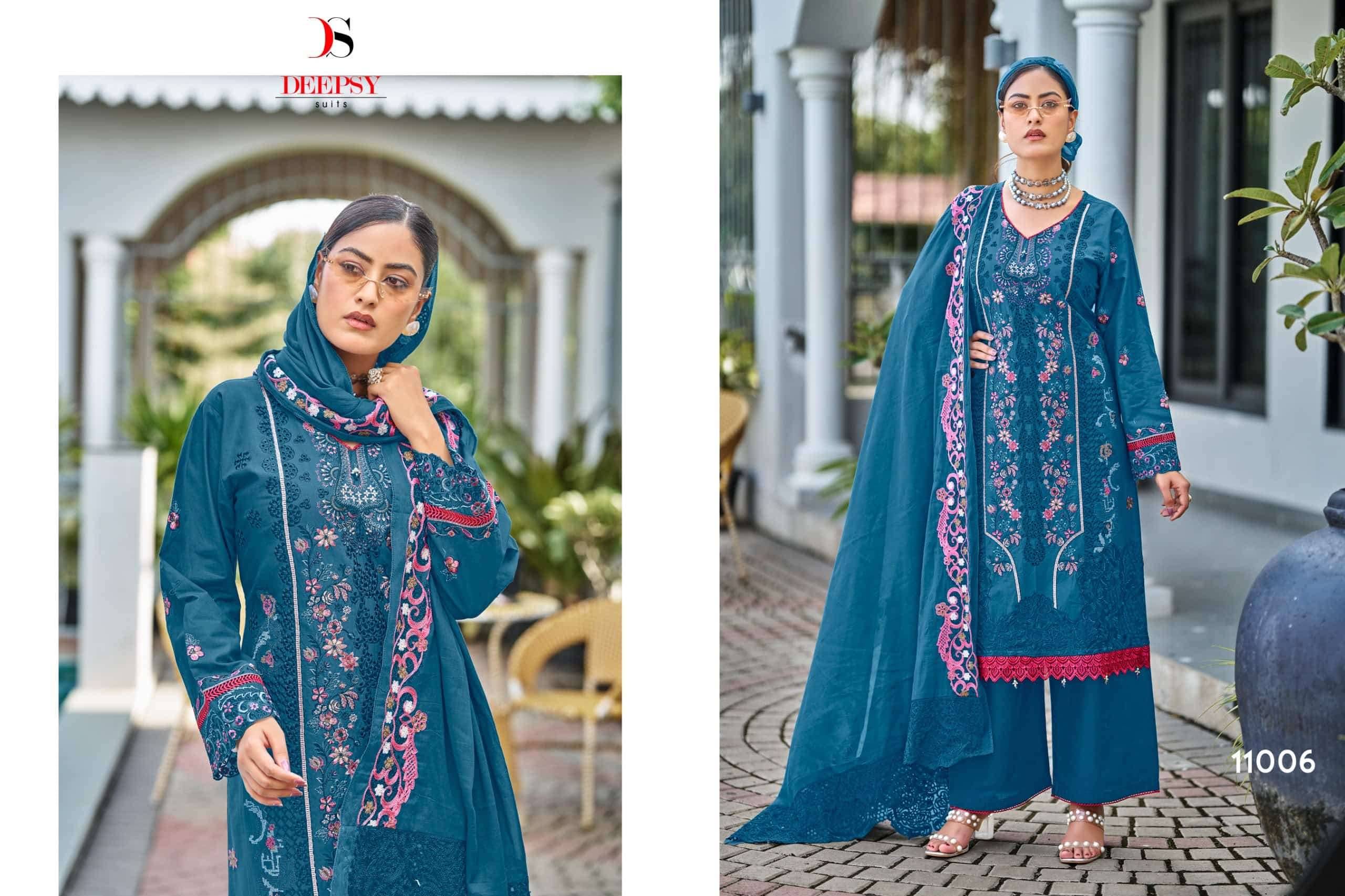 Deepsy Elaf Premium Vol 11 Cotton Pakistani Suits 6 Pcs Catalog | Surat Wholesale Market