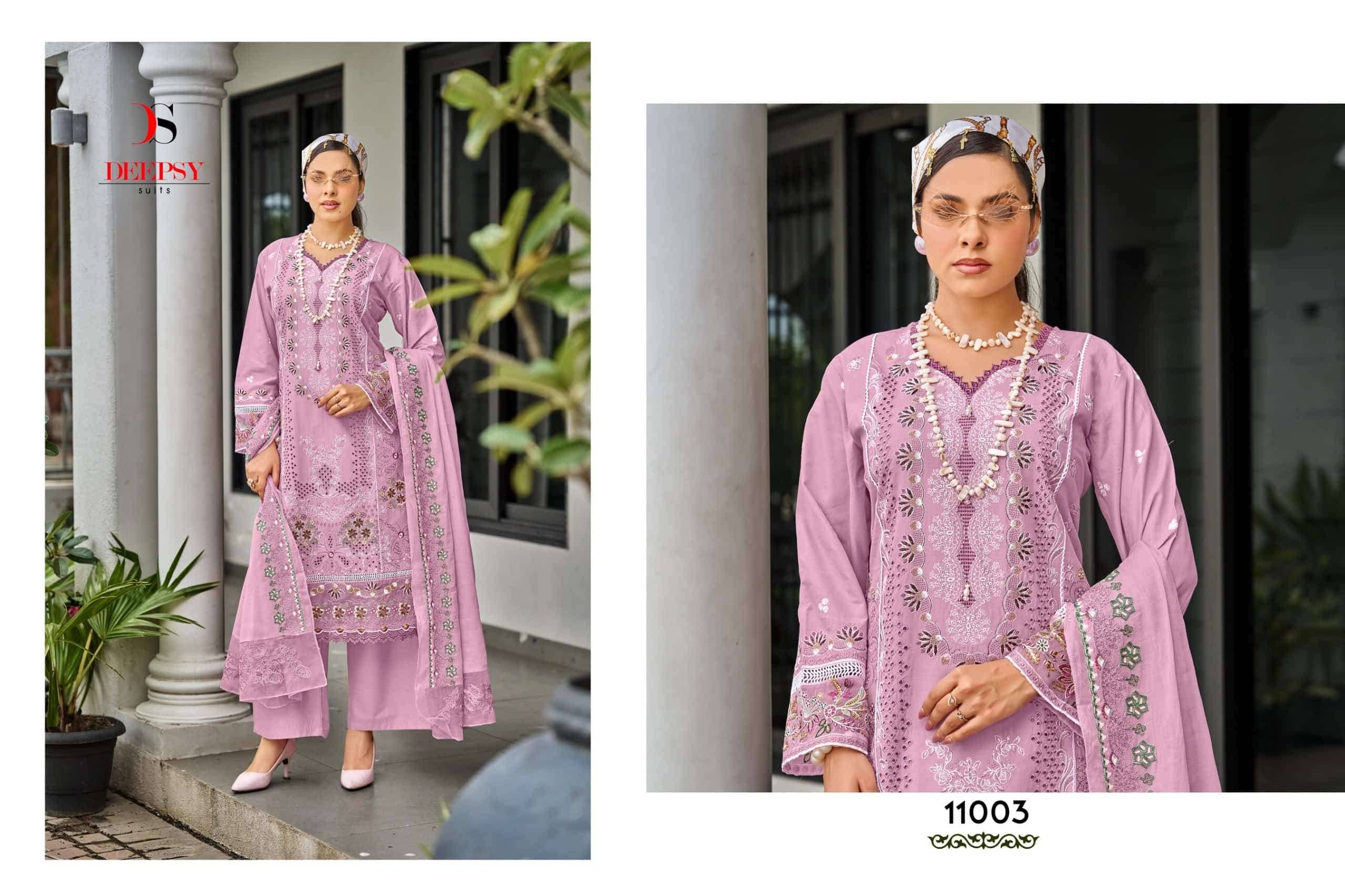 Deepsy Elaf Premium Vol 11 Cotton Pakistani Suits 6 Pcs Catalog | Surat Wholesale Market