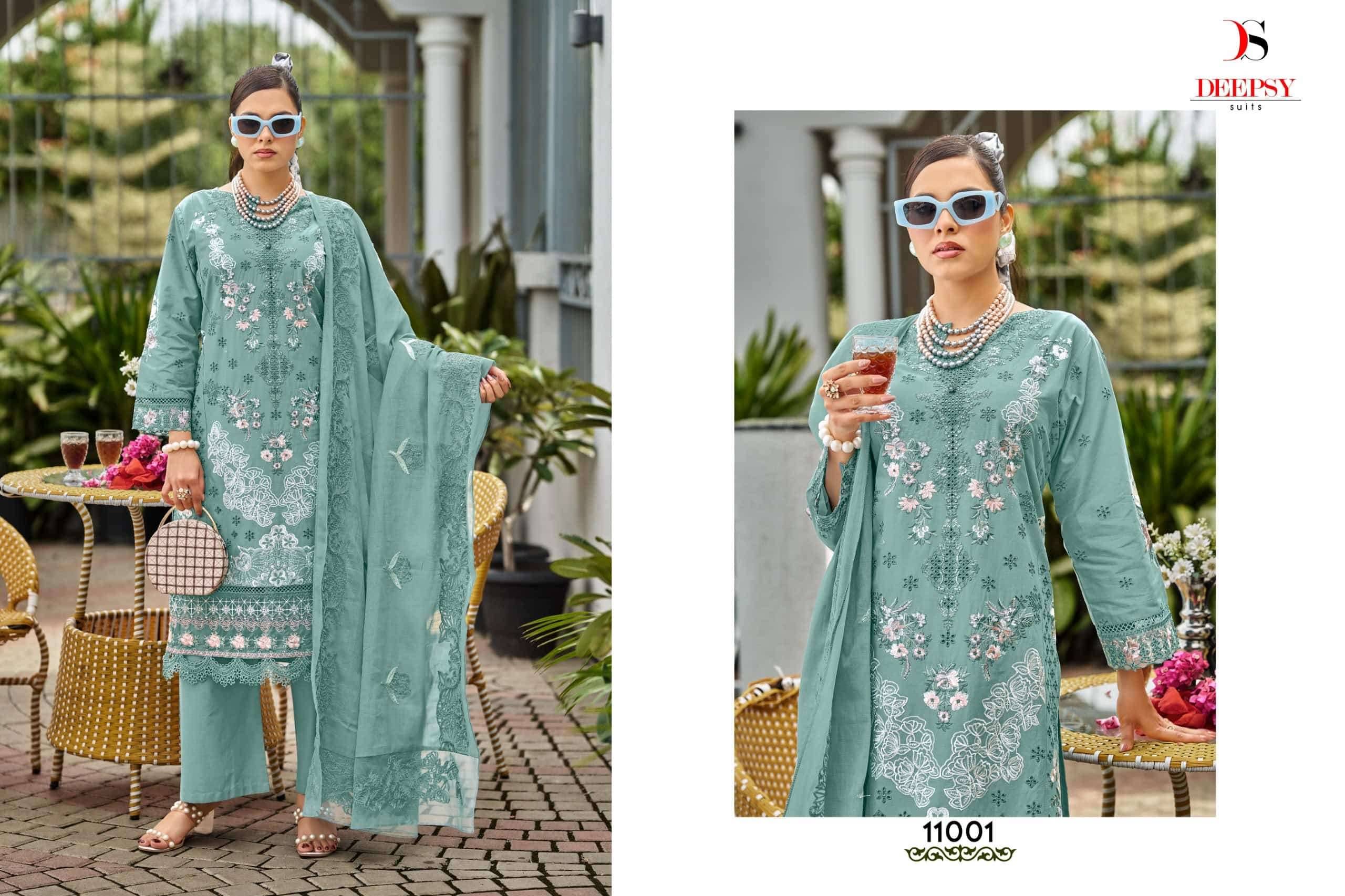 Deepsy Elaf Premium Vol 11 Cotton Pakistani Suits 6 Pcs Catalog | Surat Wholesale Market