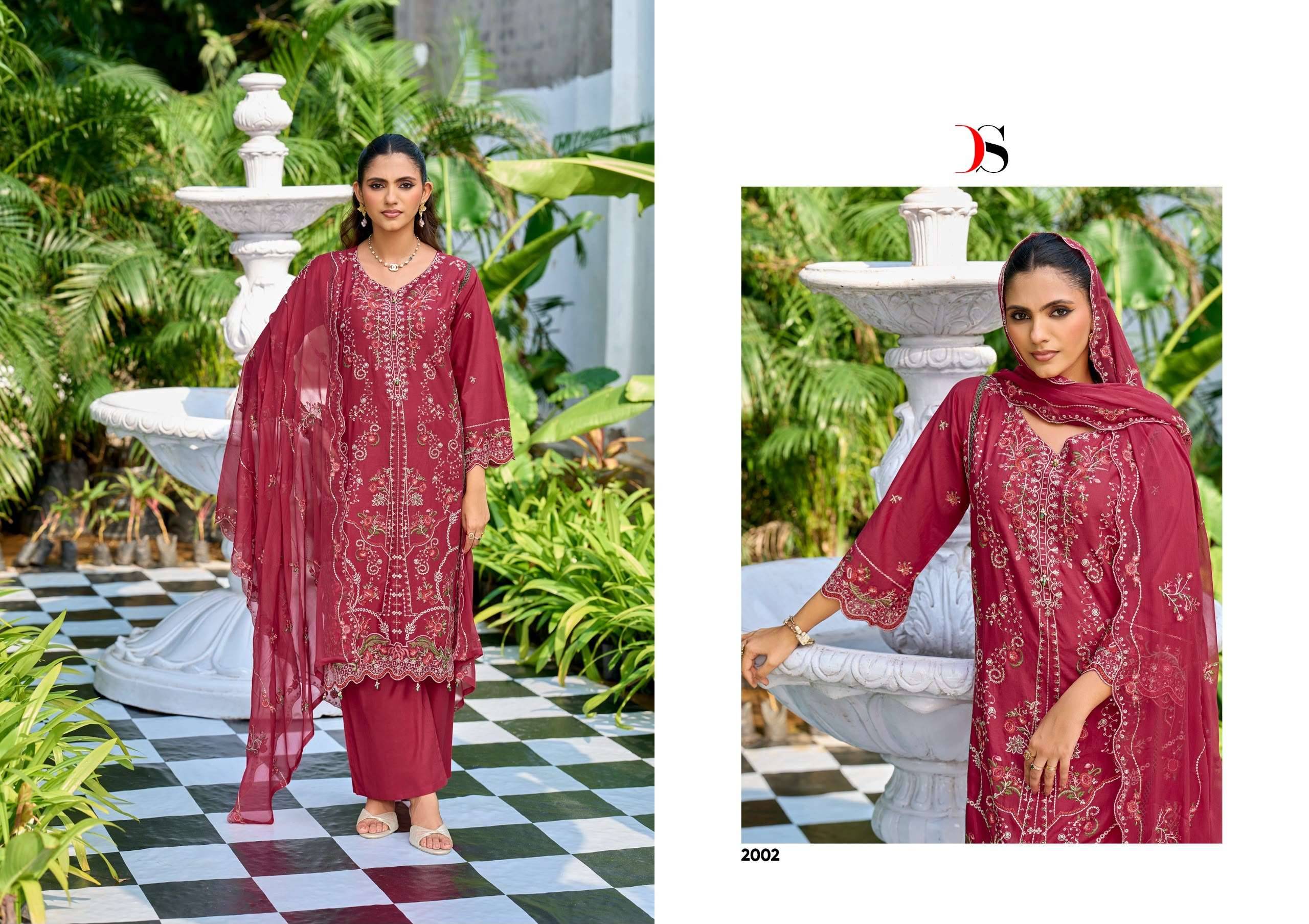 DEEPSY SUITS ELAF EXCLUSIVE VOL 2 LAWN COTTON DRESS MATERIAL 6 PCS CATALOG