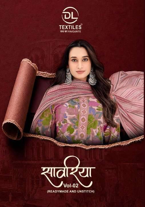 DL TEXTILES SAWARIYA VOL 2 COTTON READYMADE SUITS 10 PCS CATALOG