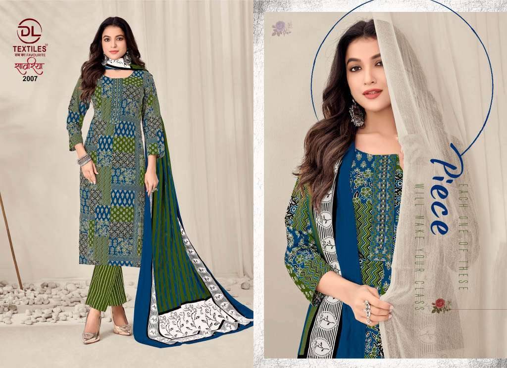 DL TEXTILES SAWARIYA VOL 2 COTTON READYMADE SUITS 10 PCS CATALOG