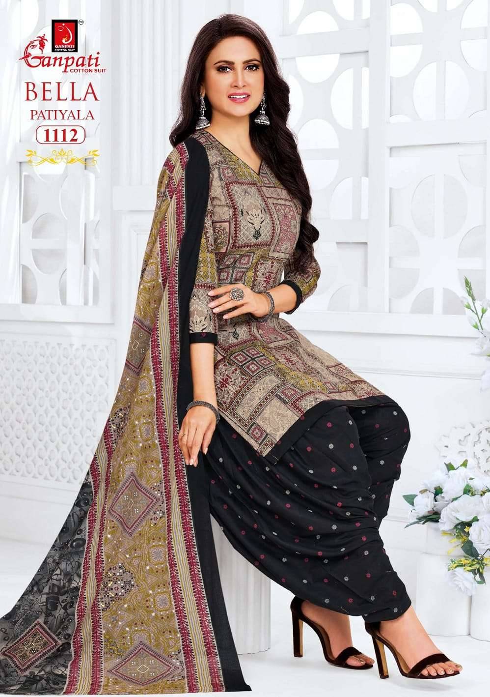 Ganpati Bella Patiyala Vol 11 Pure Cotton Readymade Suit 12 Pcs Catalog